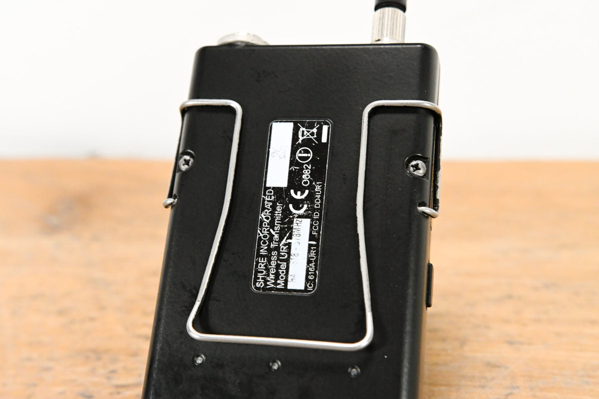 Shure UR1 Wireless Bodypack Transmitter - H4 Band: 518-578 MHz