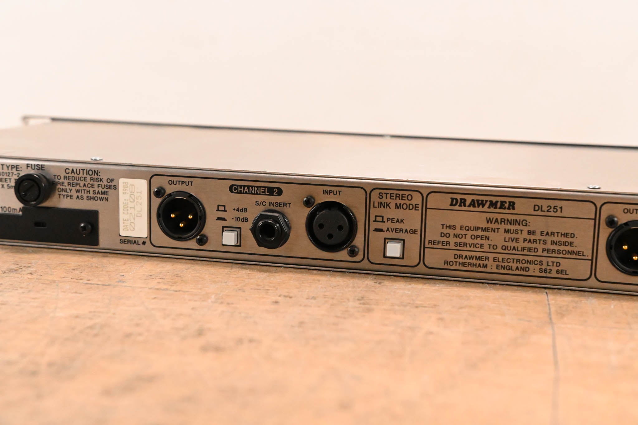 Drawmer DL251 2-Channel Spectral Compressor