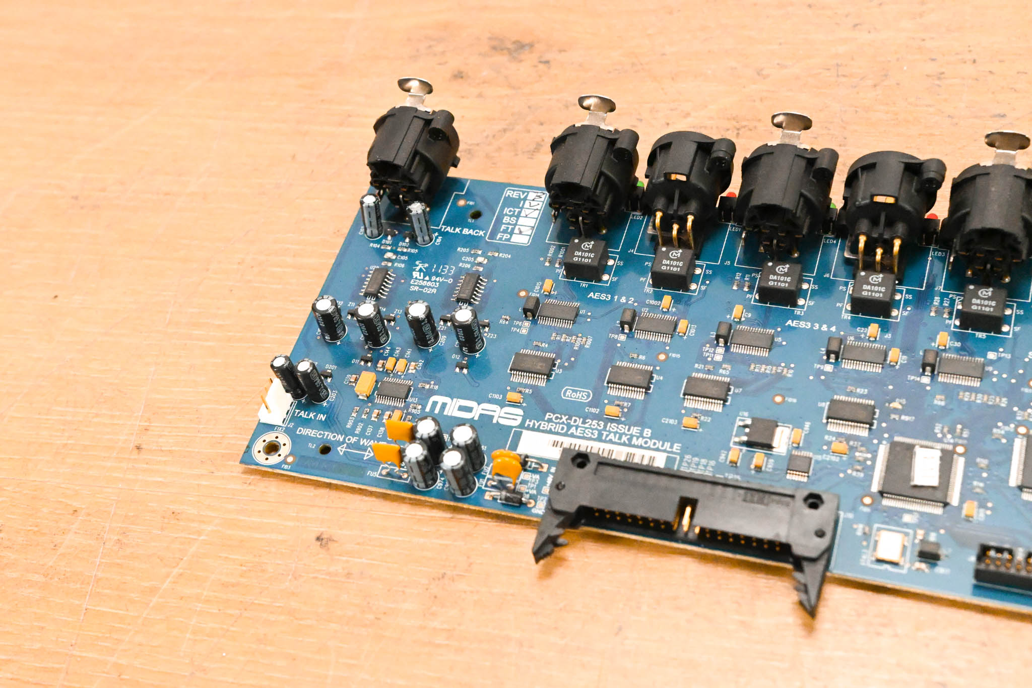 Midas DL253 Hybrid AES3 Talk Module (PCX-DL253 Issue B)