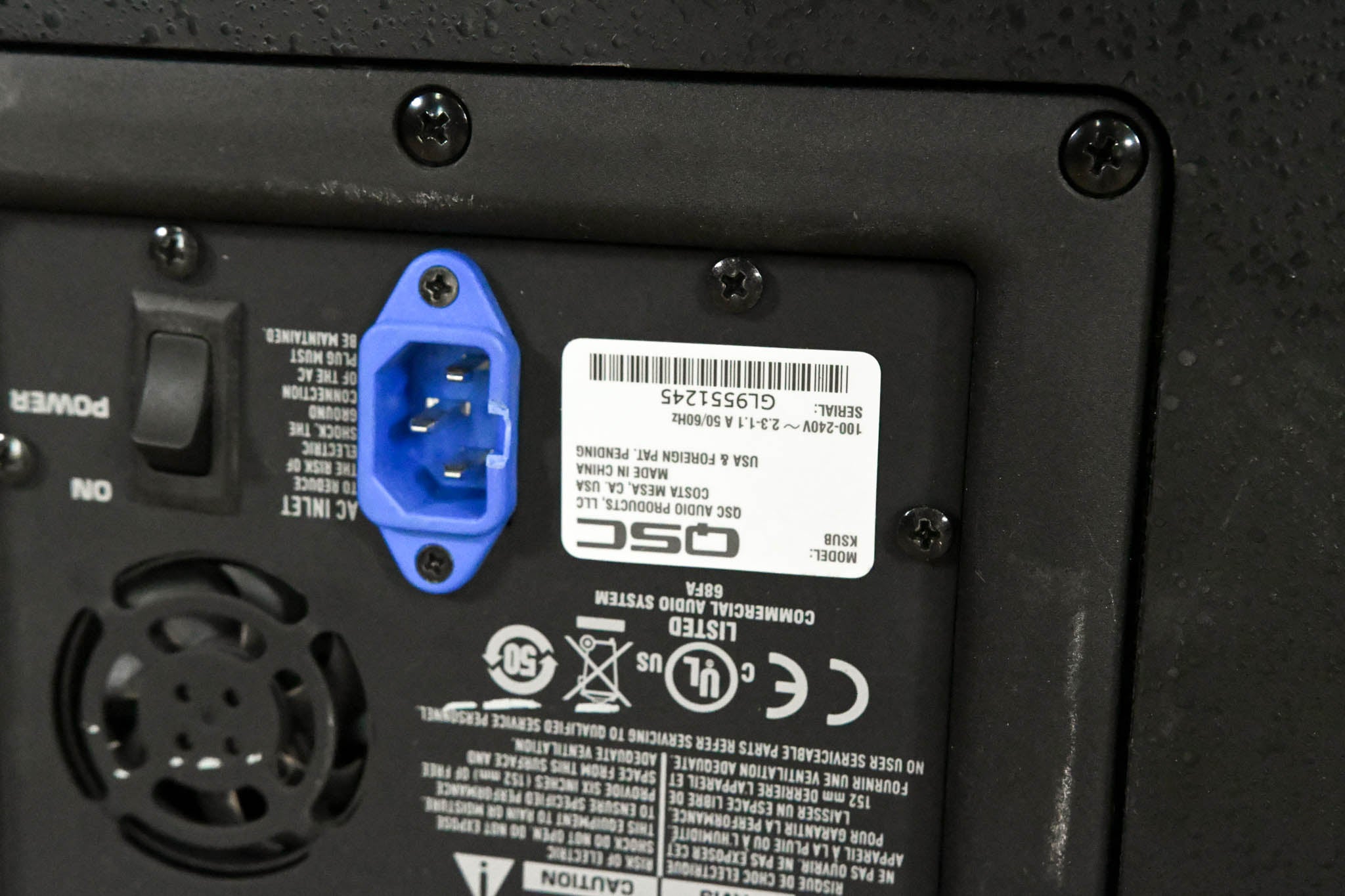 QSC KSub 1000W Dual 12" Powered Subwoofer