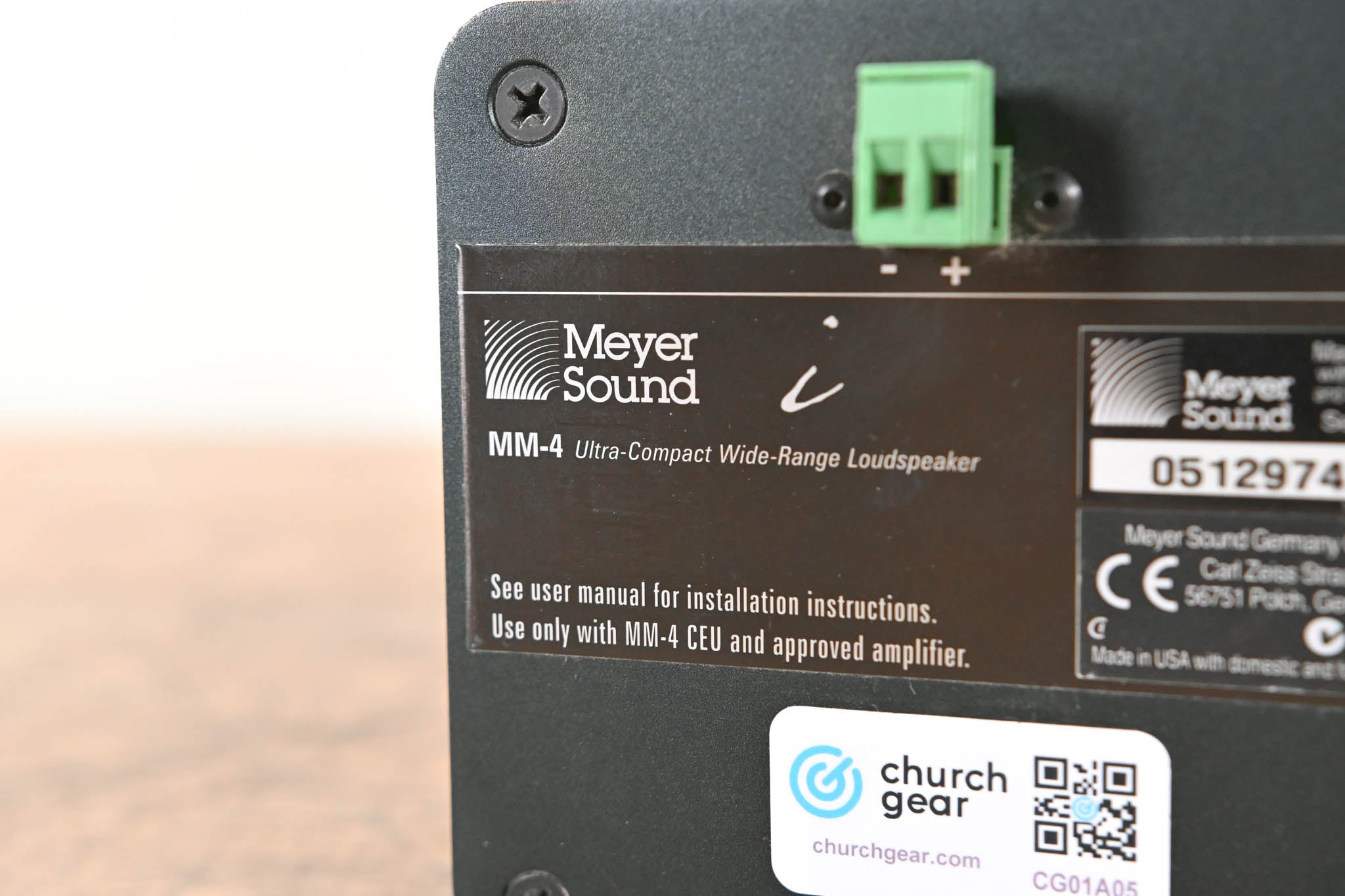 Meyer Sound MM-4 Miniature Wide-Range Loudspeaker