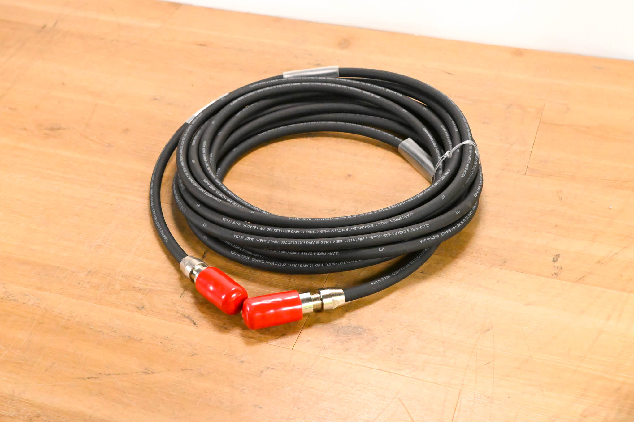 Clark Wire & Cable TV7511-MINK Triax Broadcast Camera Cable 15AWG - 40'