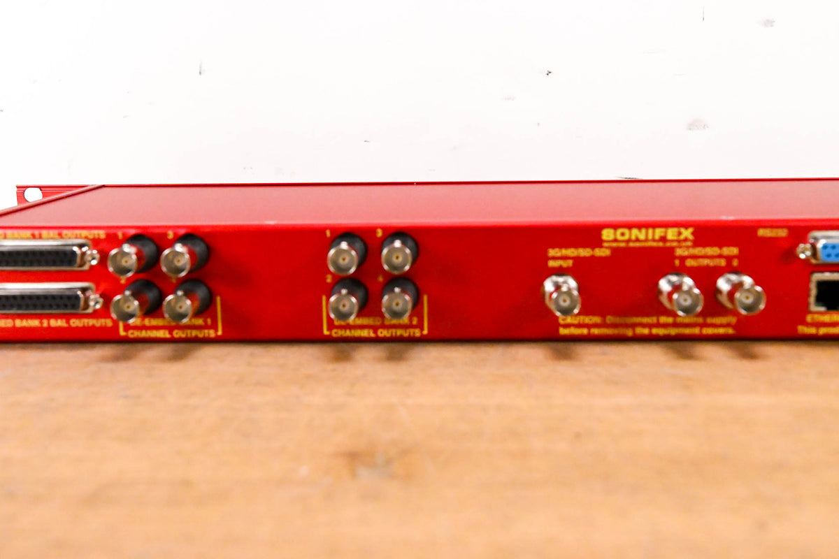 Sonifex RB-VHDMA8 3G/HD/SD-SDI De-Embedder w/ 8-Channel Analog Outputs