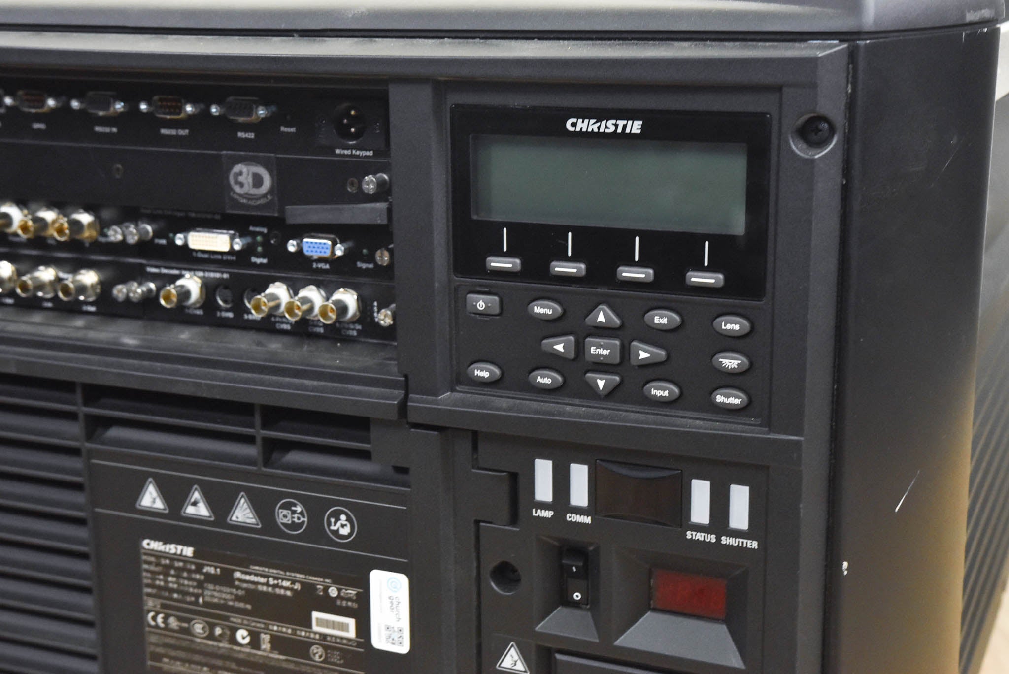 Christie Roadster S+14K-J SXGA+ Large Venue Projector (NO POWER SUPPLY)