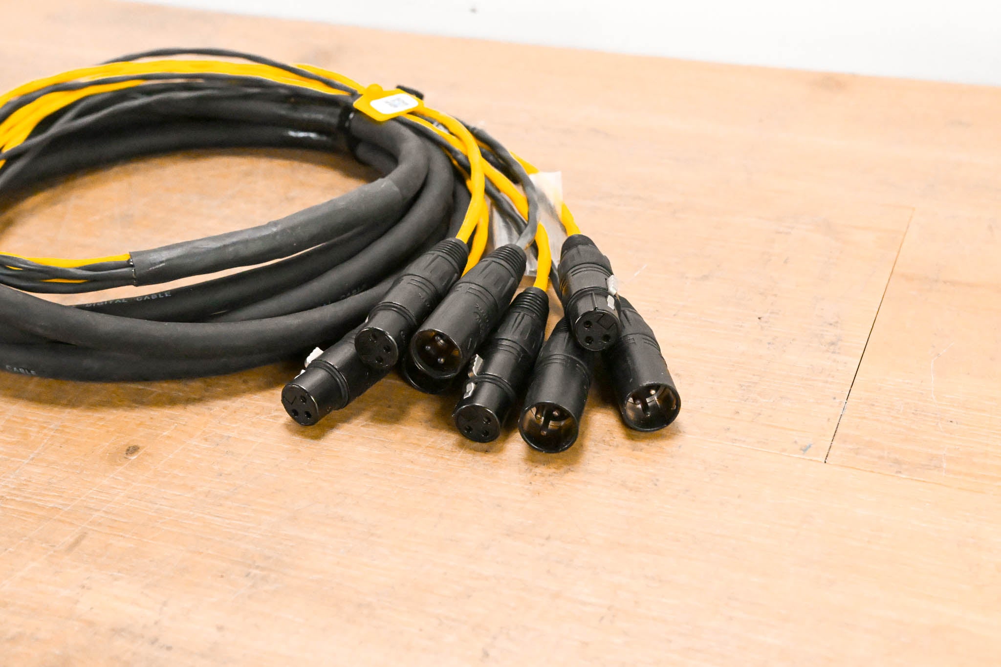 Digidesign DB25 to (4x)XLRM and (4x)XLRF AES/EBU DigiSnake - 10ft
