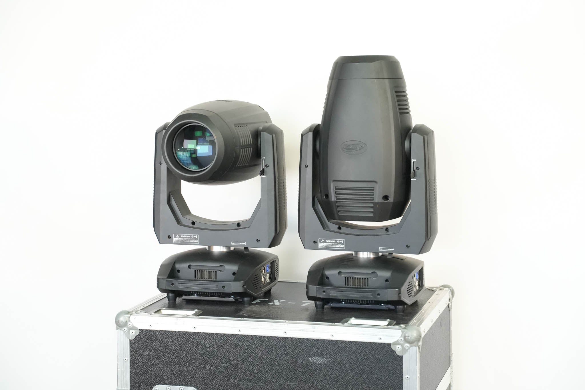 Elation Platinum HFX Hybrid 3-in-1 Moving Head Light Pair w/ Flight Case