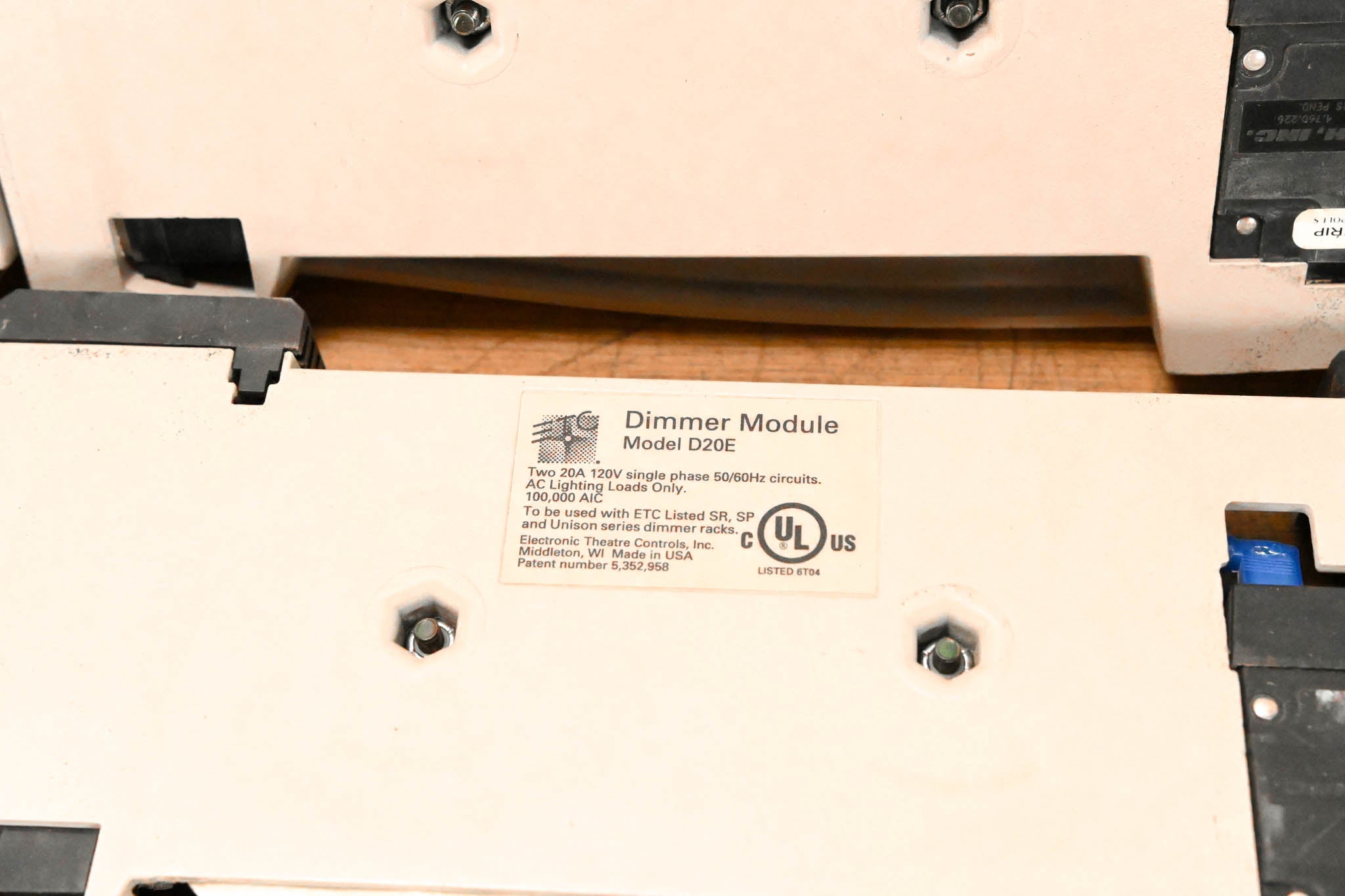 ETC D20E Dual 20A Dimmer Module (Pack of 4)
