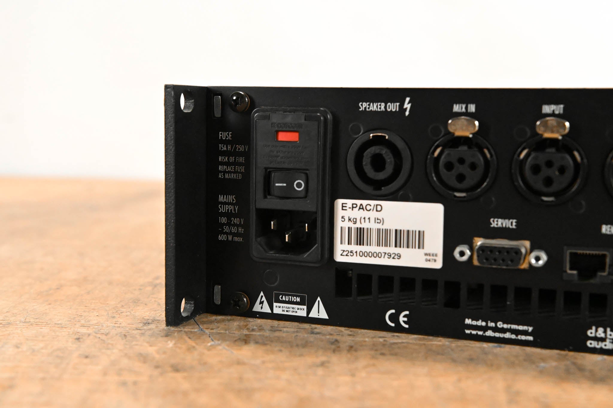 d&b audiotechnik E-PAC Single-Channel Power Amplifier Controller