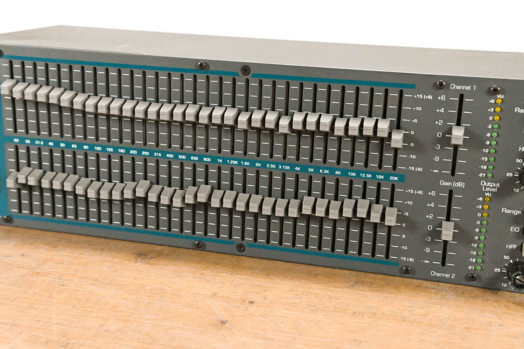 Ashly GQX-3102 2-Channel 31-Band Graphic Equalizer