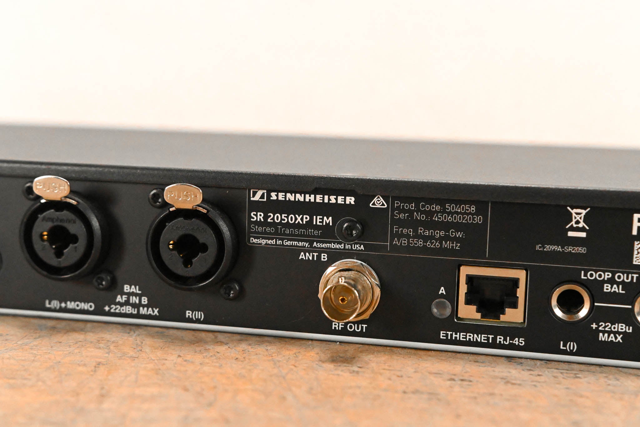 Sennheiser SR 2050XP IEM Dual Wireless Transmitter - Gw1: 558-626 MHz