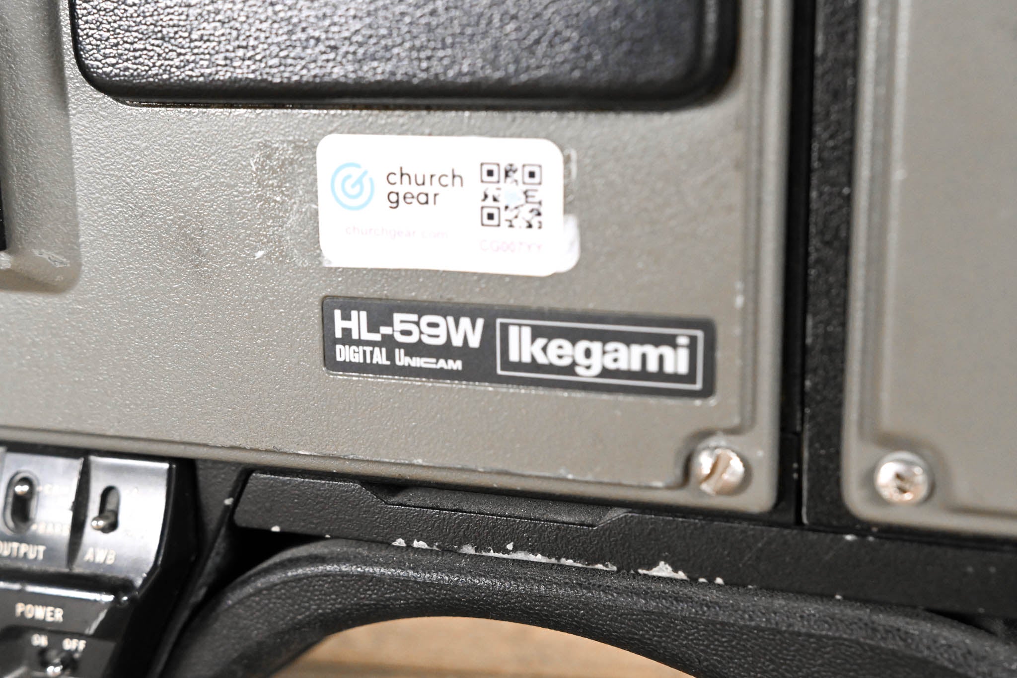 Ikegami HL-59W Digital Camera Body with TA-593 Triax Camera Adapter