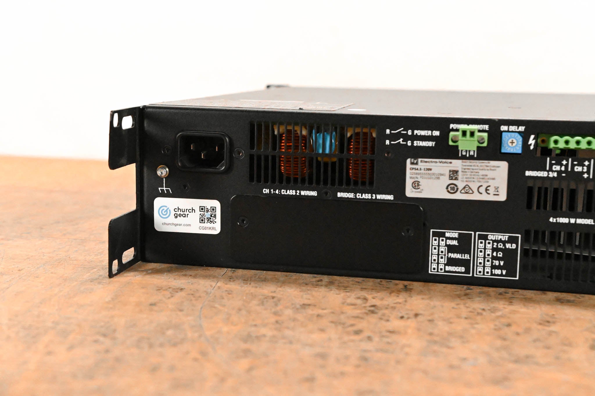 Electro-Voice (EV) CPS4.5 500W 4‑Channel Power Amplifier
