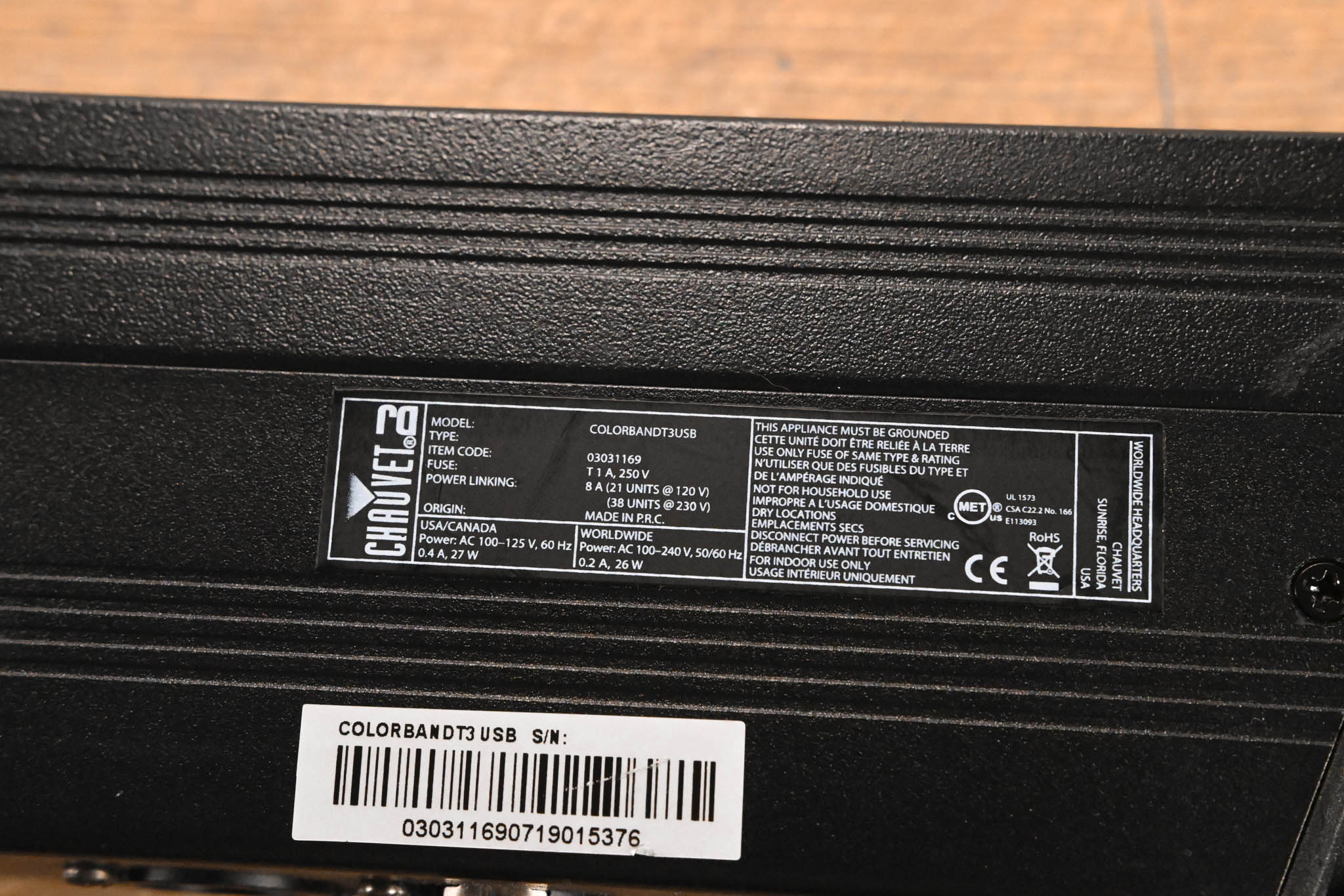 Chauvet COLORband T3USB Linear RGB Wash Light