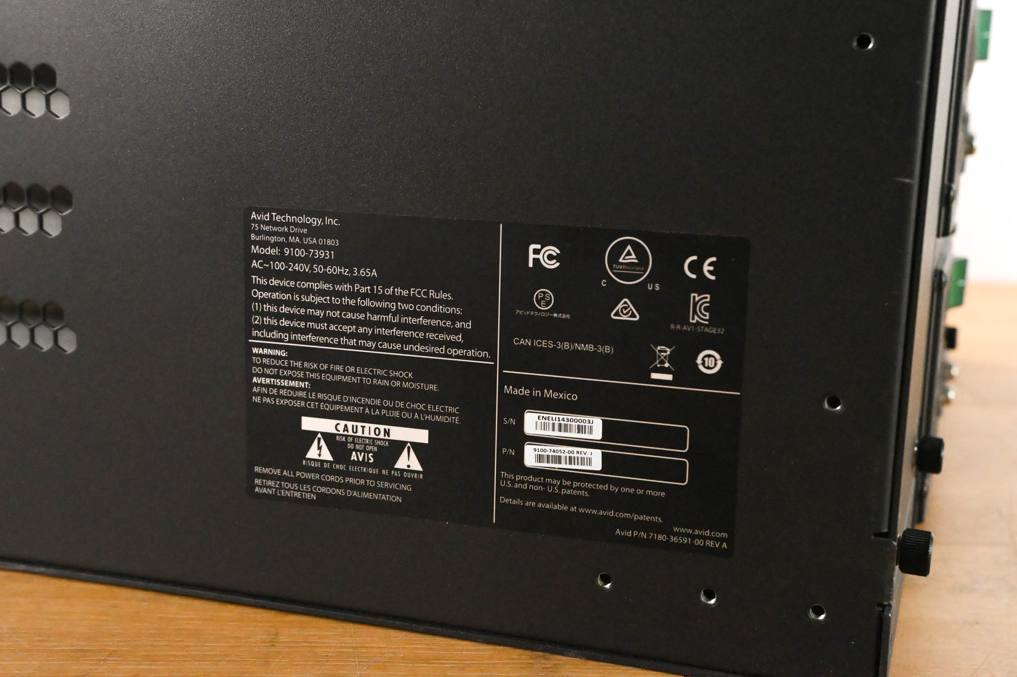 AVID VENUE Stage 32 I/O Rack w/ DSI-192 & DSO-192 Cards