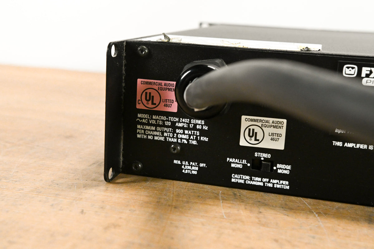 Crown Macro-Tech 2402 2-Channel Power Amplifier