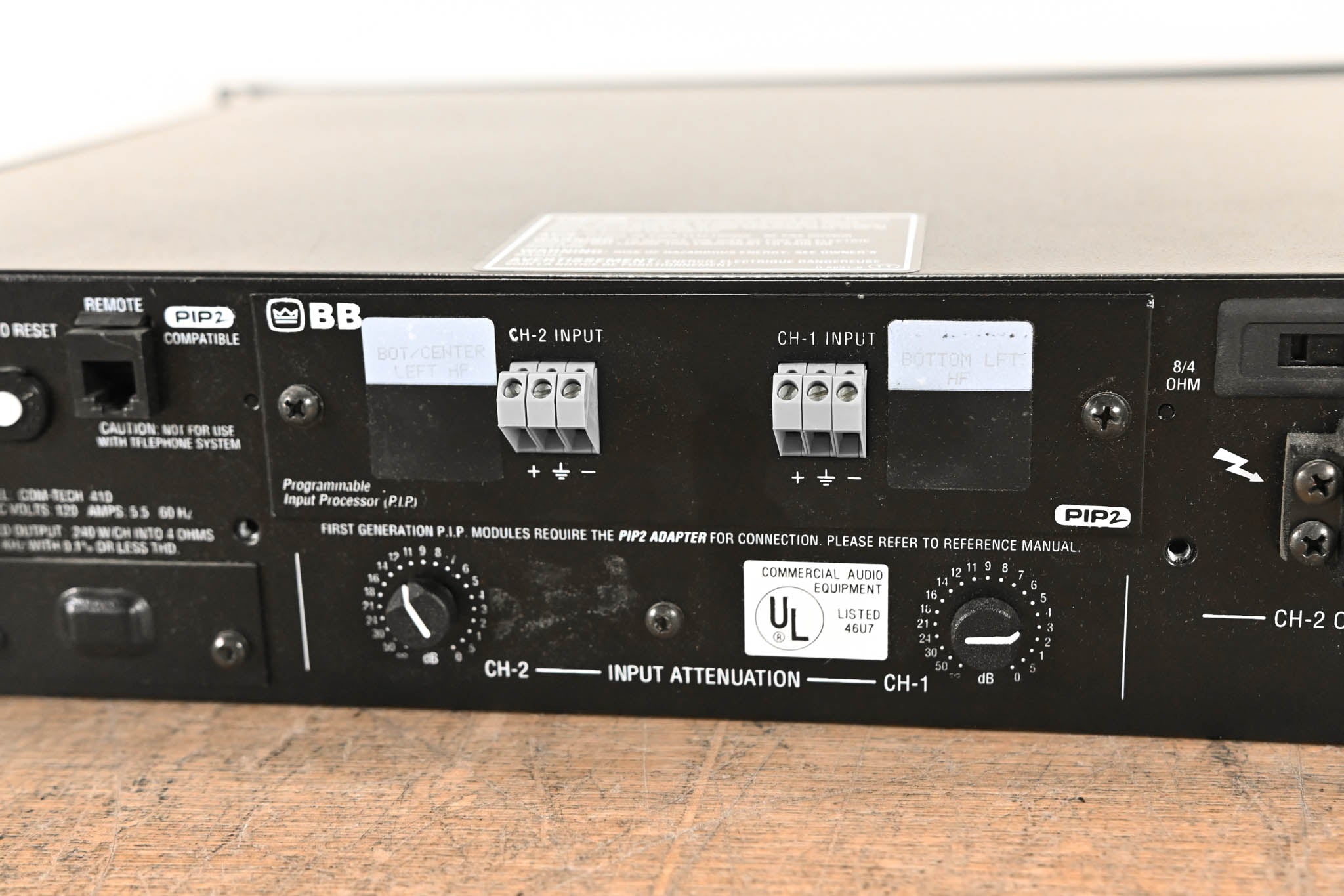 Crown Com-Tech 410 2-Channel Power Amplifier