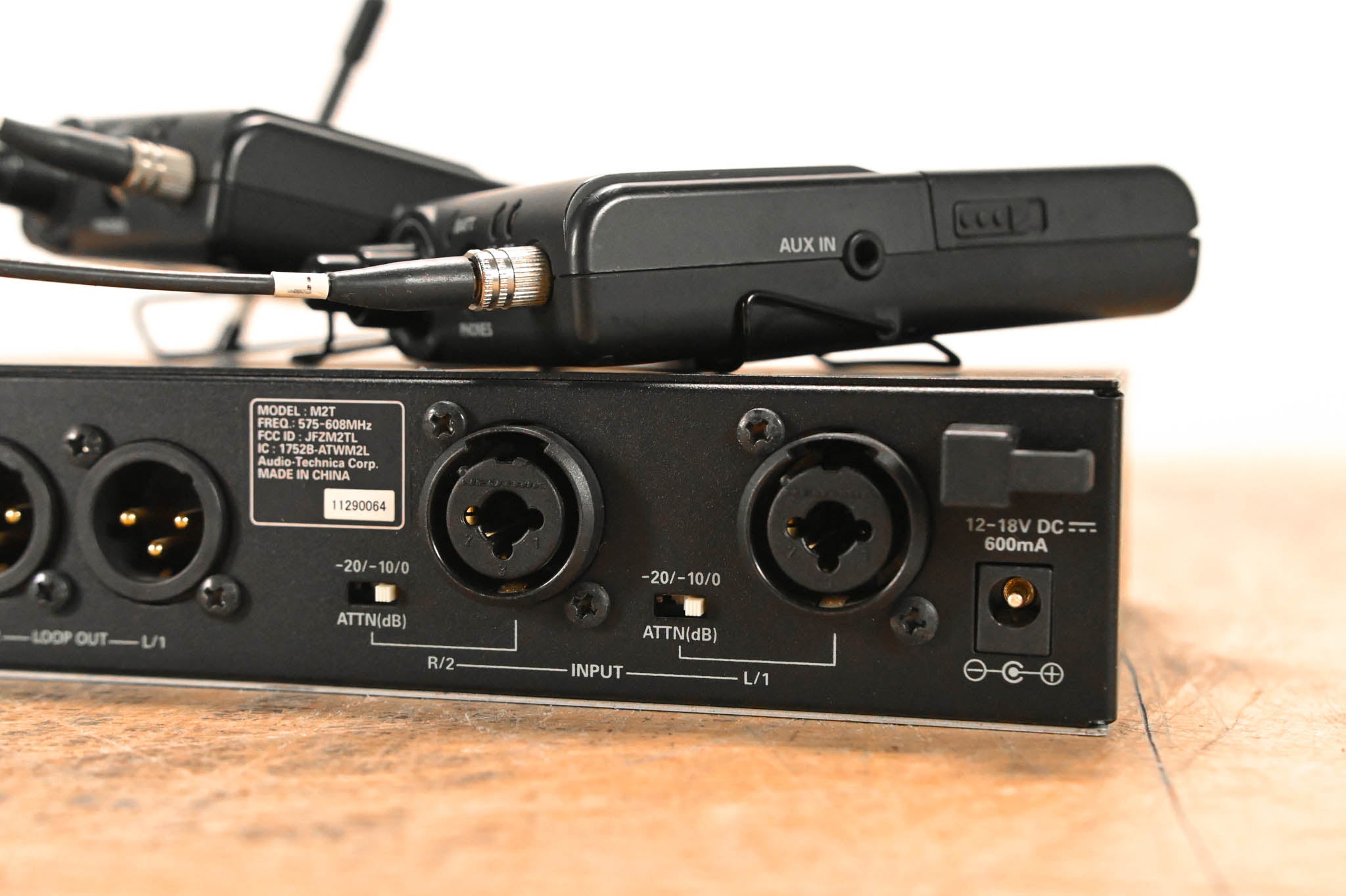 Audio-Technica M2 Wireless IEM System w/ 2 Bodypacks 575-608 MHz NO PSU