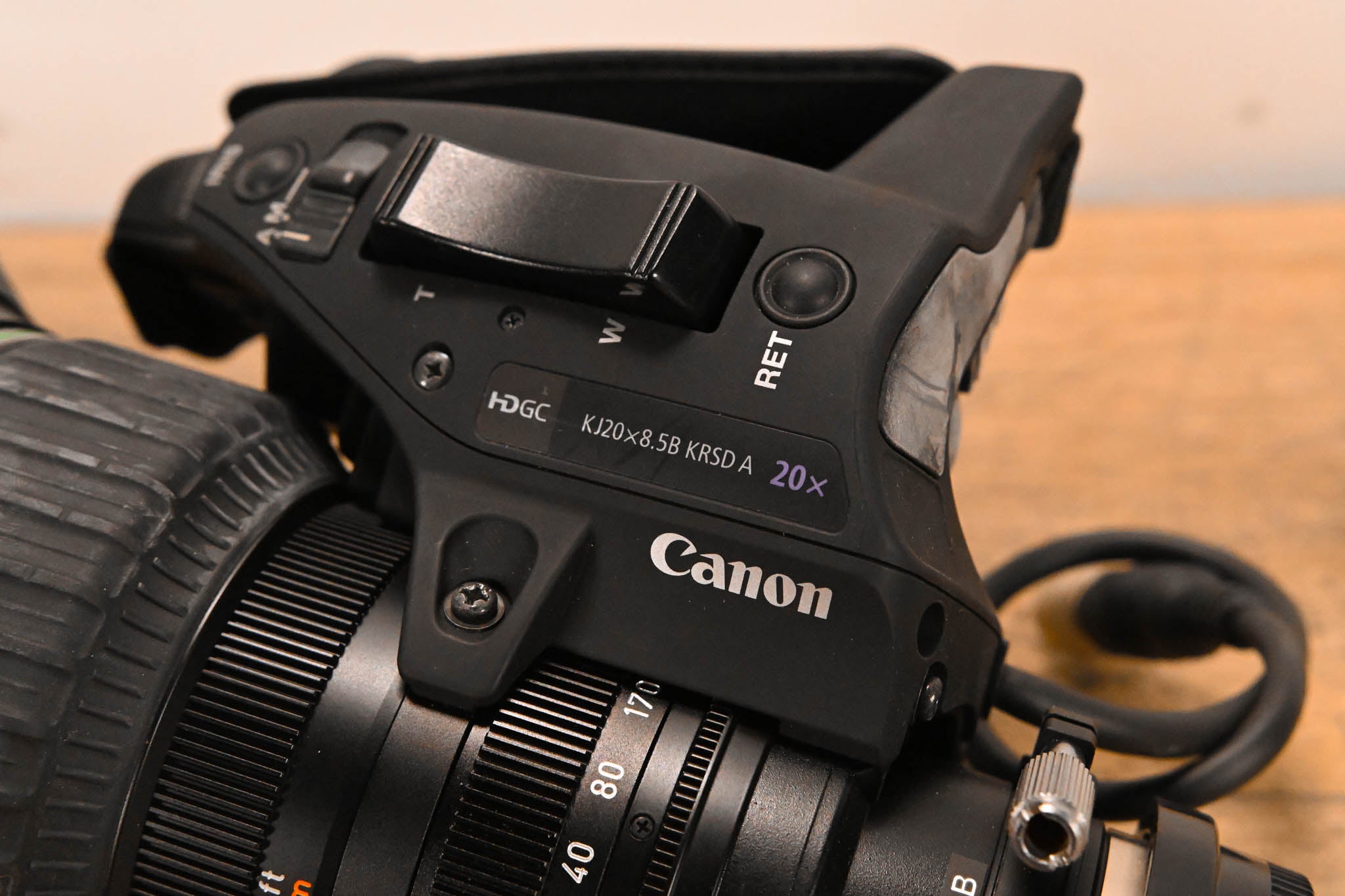 Canon KJ20x8.5B KRSD A 20x Zoom Lens for 2/3" Cameras