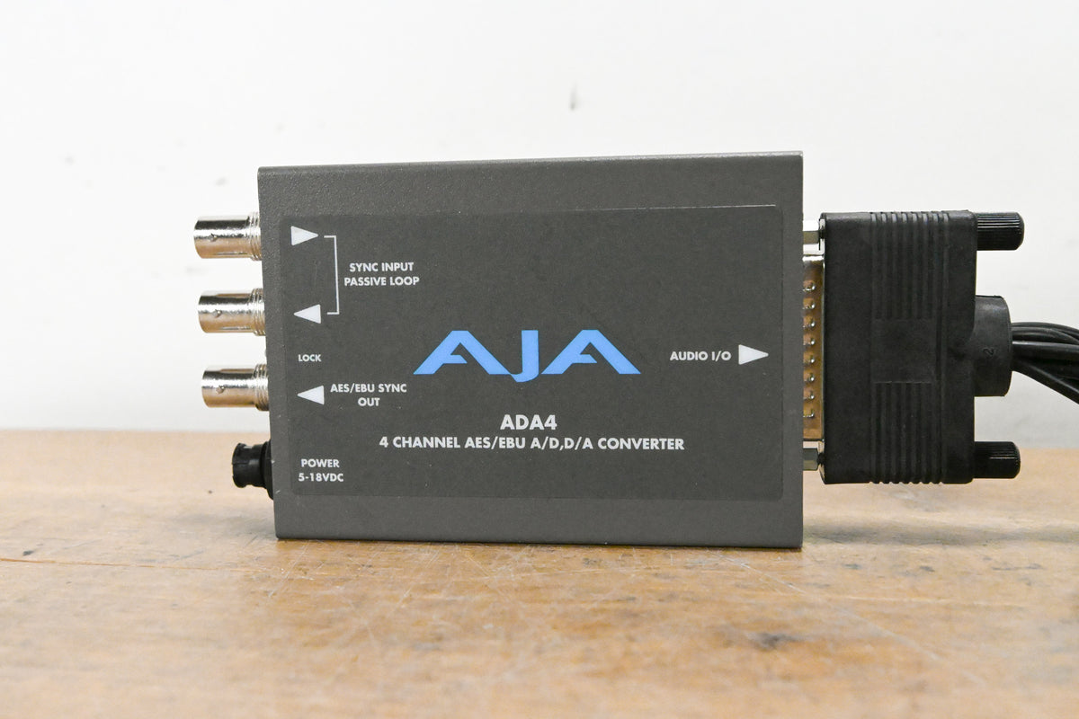 AJA ADA4 4-Channel Bidirectional Audio A/D and D/A Converter (NO PSU)