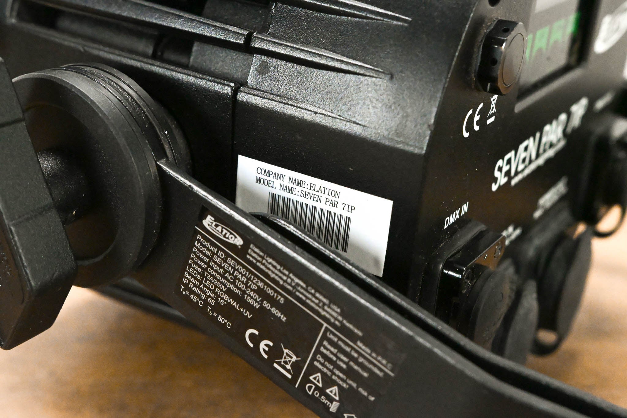 Elation SEVEN PAR 7IP 7-Color LED Par Wash Light (NO POWER CABLE)