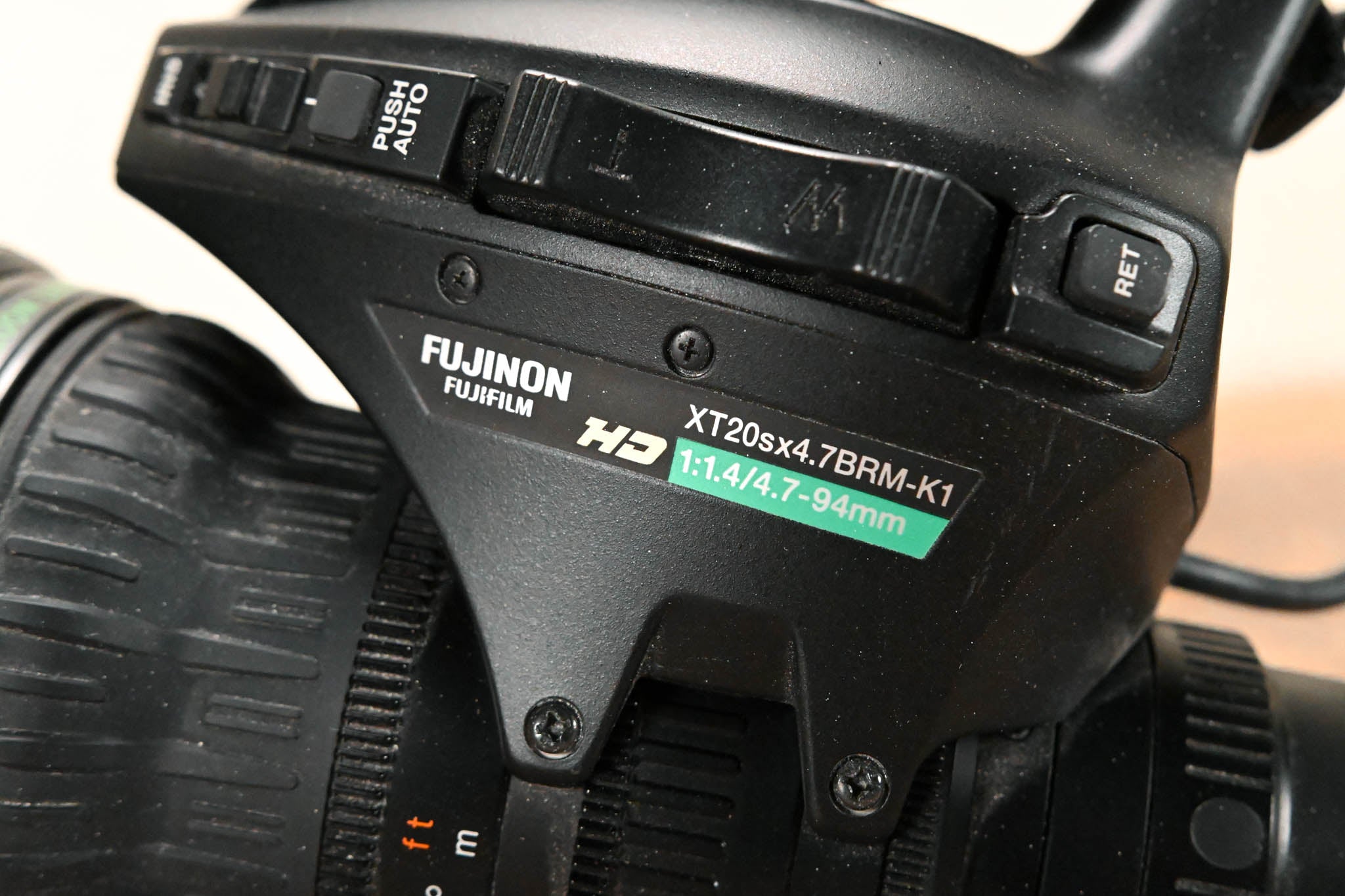 Fujinon XT20sx4.7BRM-K1 HDTV Zoom Lens - 1:1.4/4.7-94mm