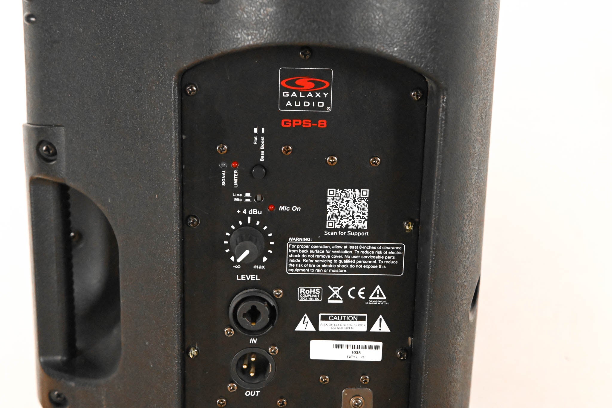 Galaxy Audio GPS-8 8" 200W Powered Personal Monitor