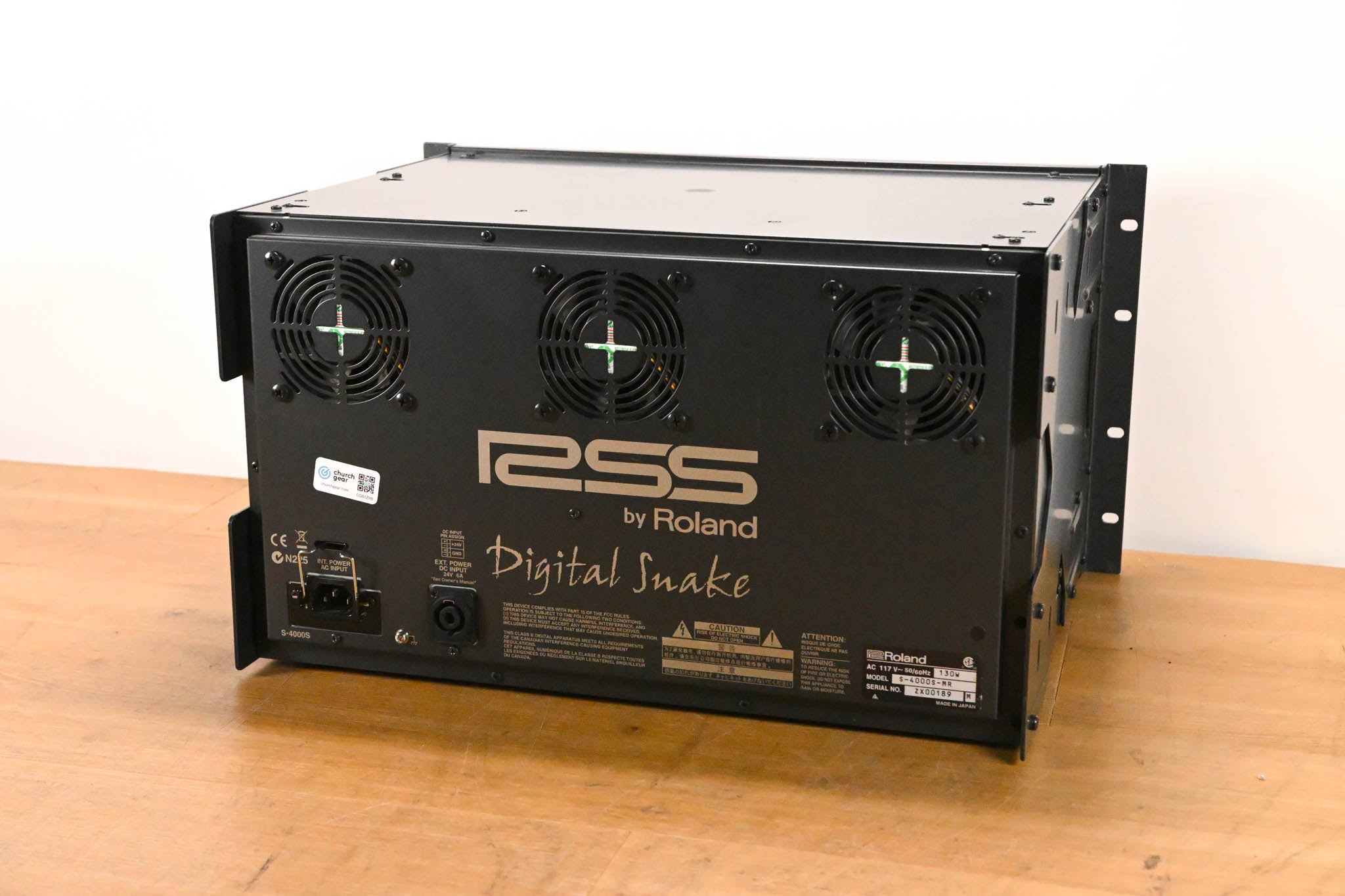 Roland S-4000S Digital Snake 40-Input Modular Stage Unit