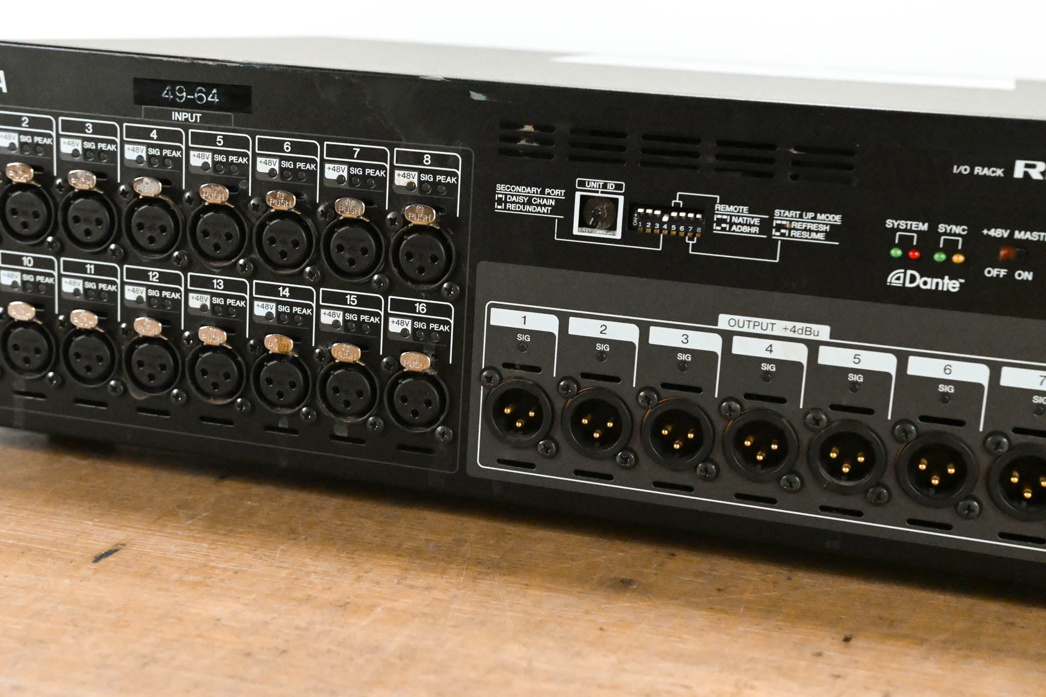 Yamaha Rio1608-D 16x8 Remote Stage Box
