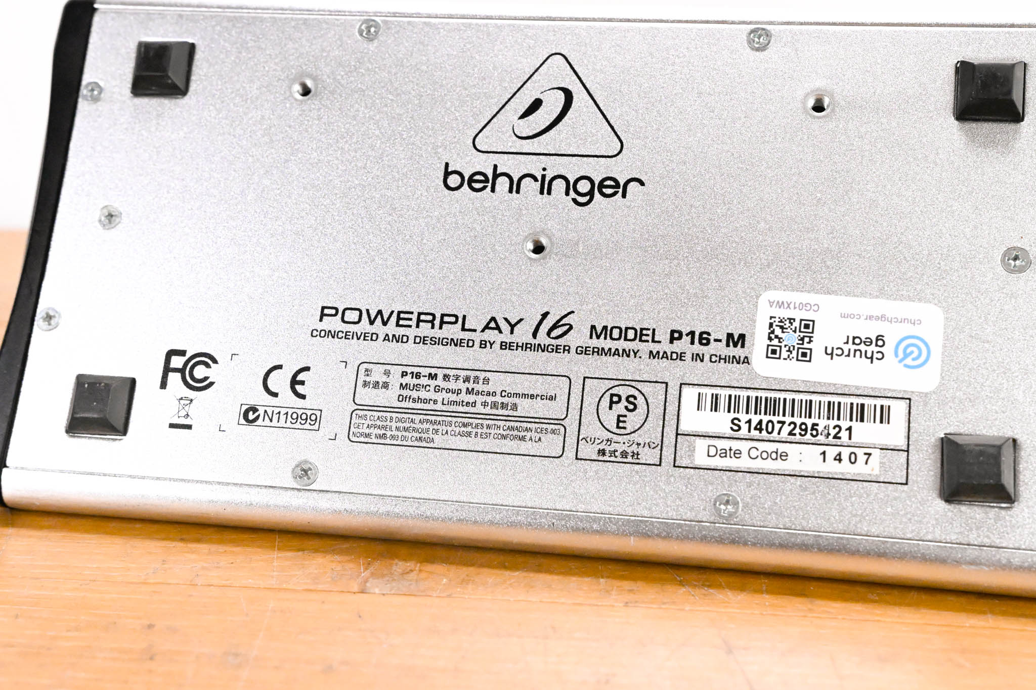 Behringer Powerplay P16-M 16-Channel Digital Personal Mixer