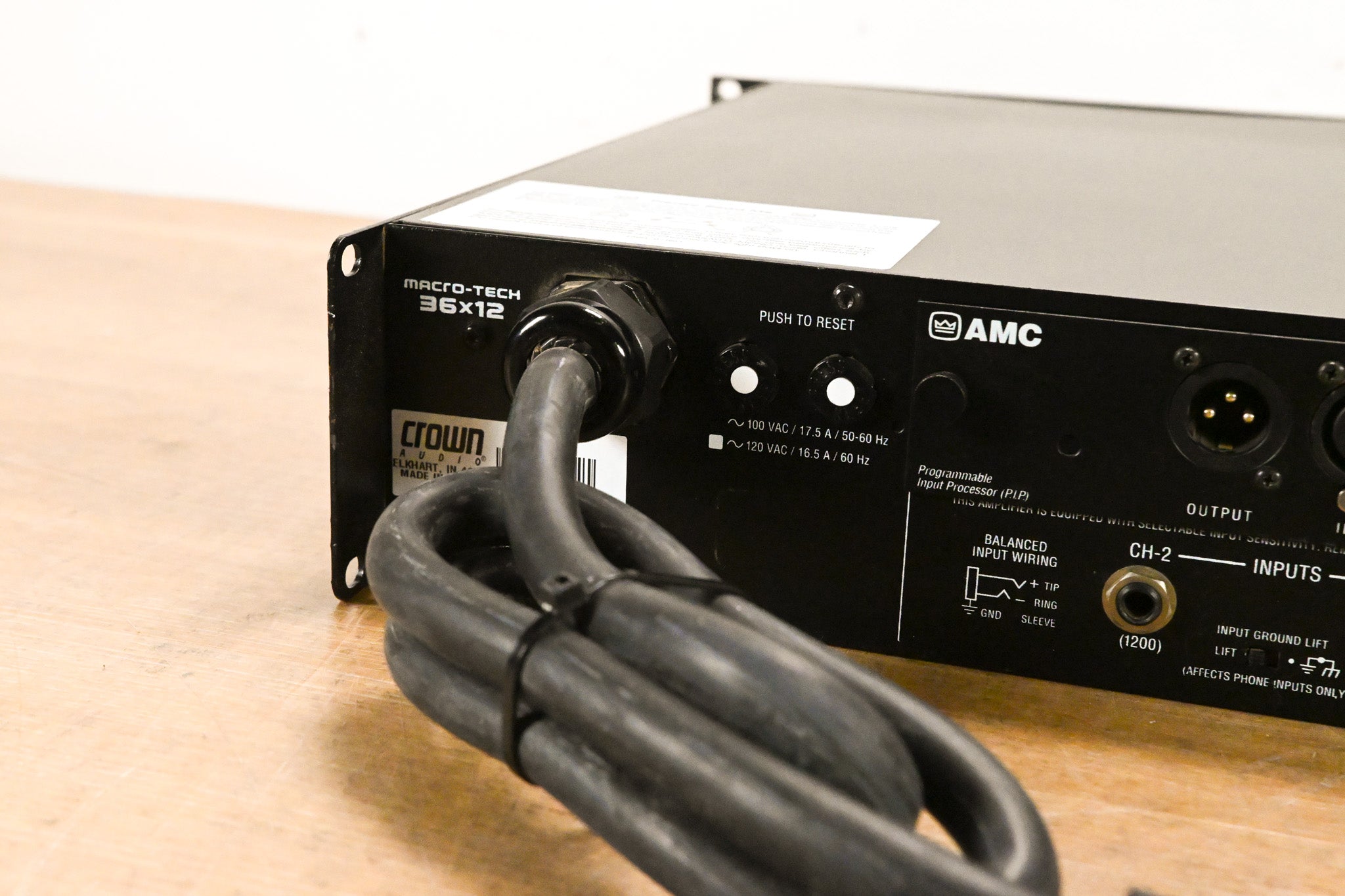 Crown Macro-Tech 36x12 2-Channel Power Amplifier
