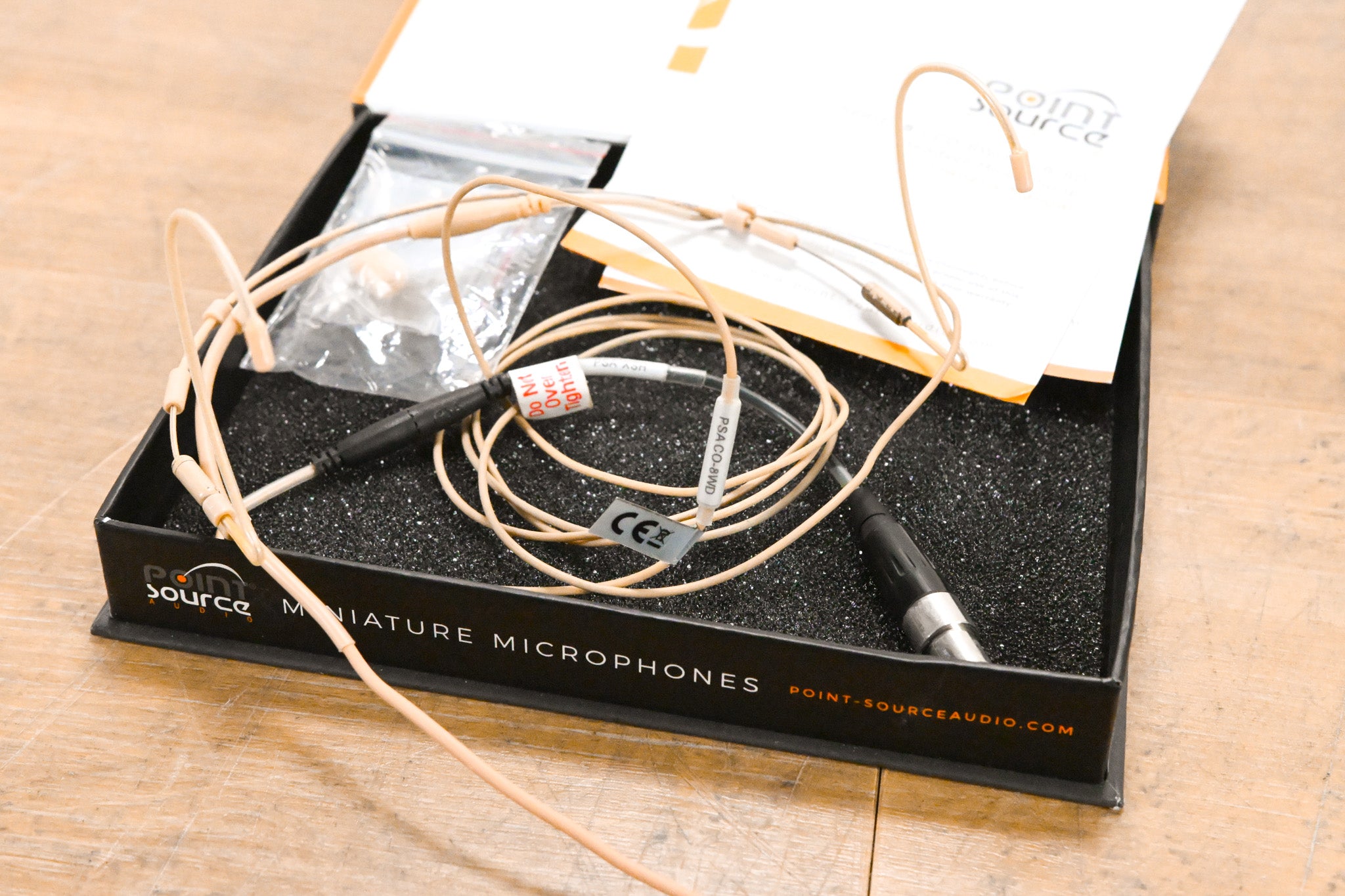Point Source Audio CO-8WD-XSH-BE OMNI Waterproof Headset Mic for Shure