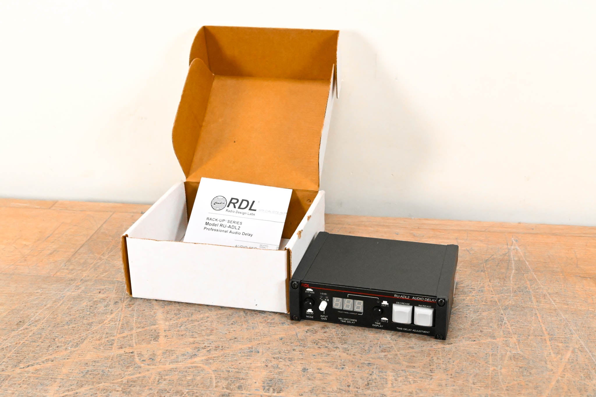 RDL RU-ADL2 Professional Audio Delay Controller (NO POWER SUPPLY)