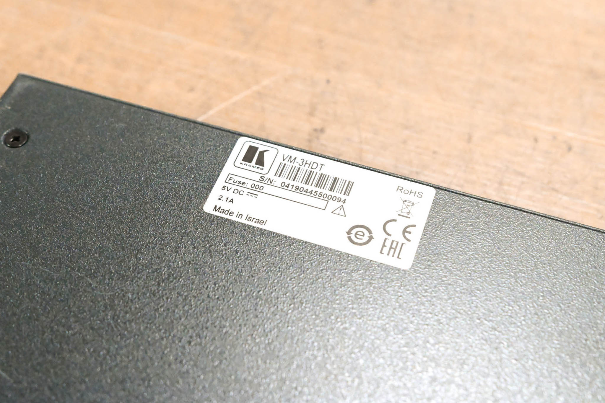 Kramer VM-3HDT 1:3 UHD 4K HDMI over HDBaseT Distribution Amplifier