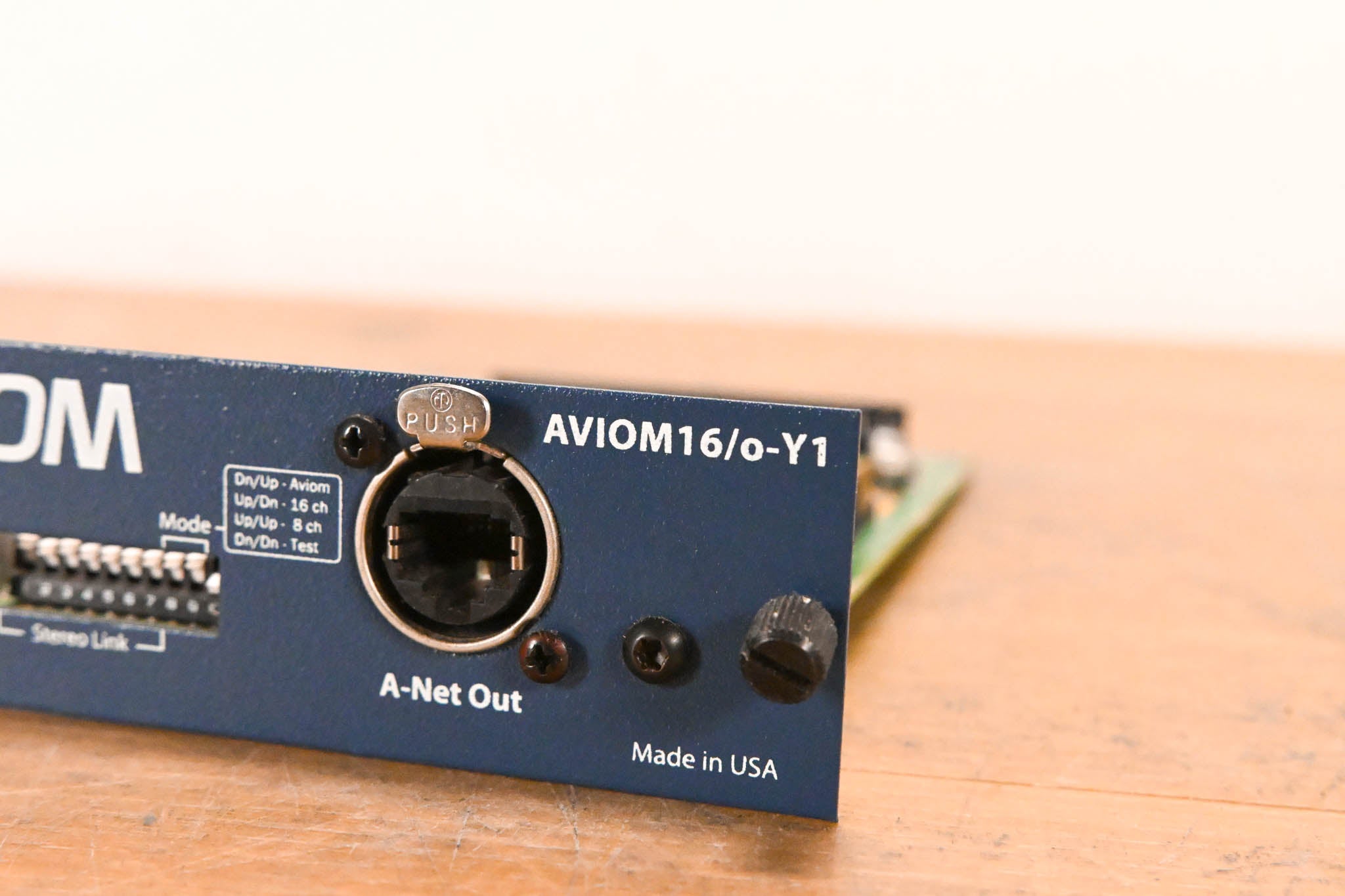 Aviom 16/o-Y1 A-Net Card for Yamaha Digital Products