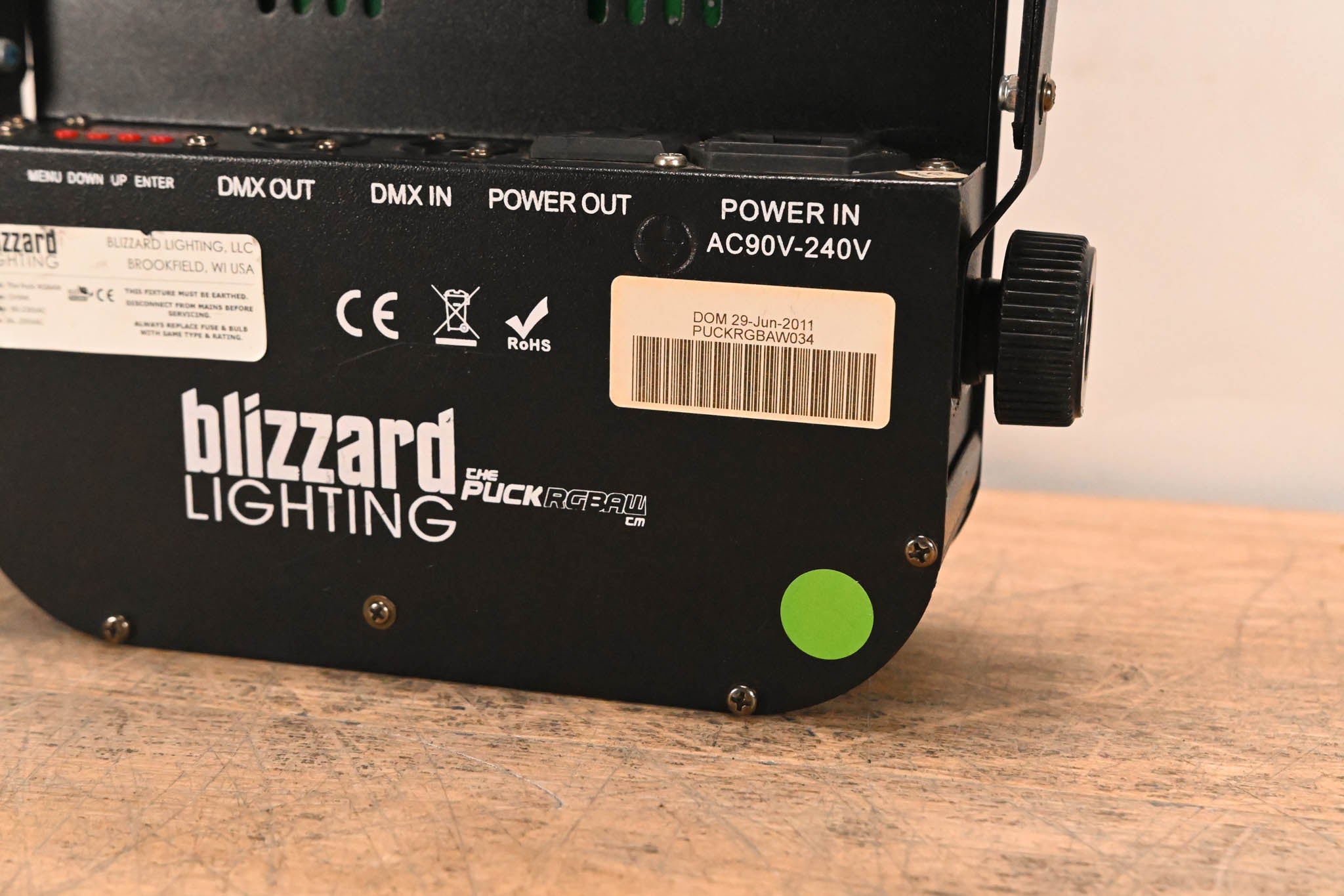Blizzard Lighting The Puck RGBAW Flat LED PAR Can