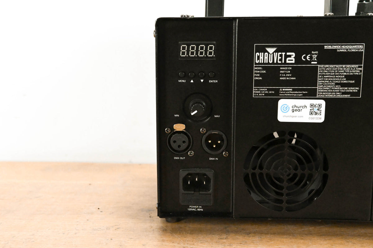 Chauvet Hurricane Haze 1DX Water-Based Haze Machine