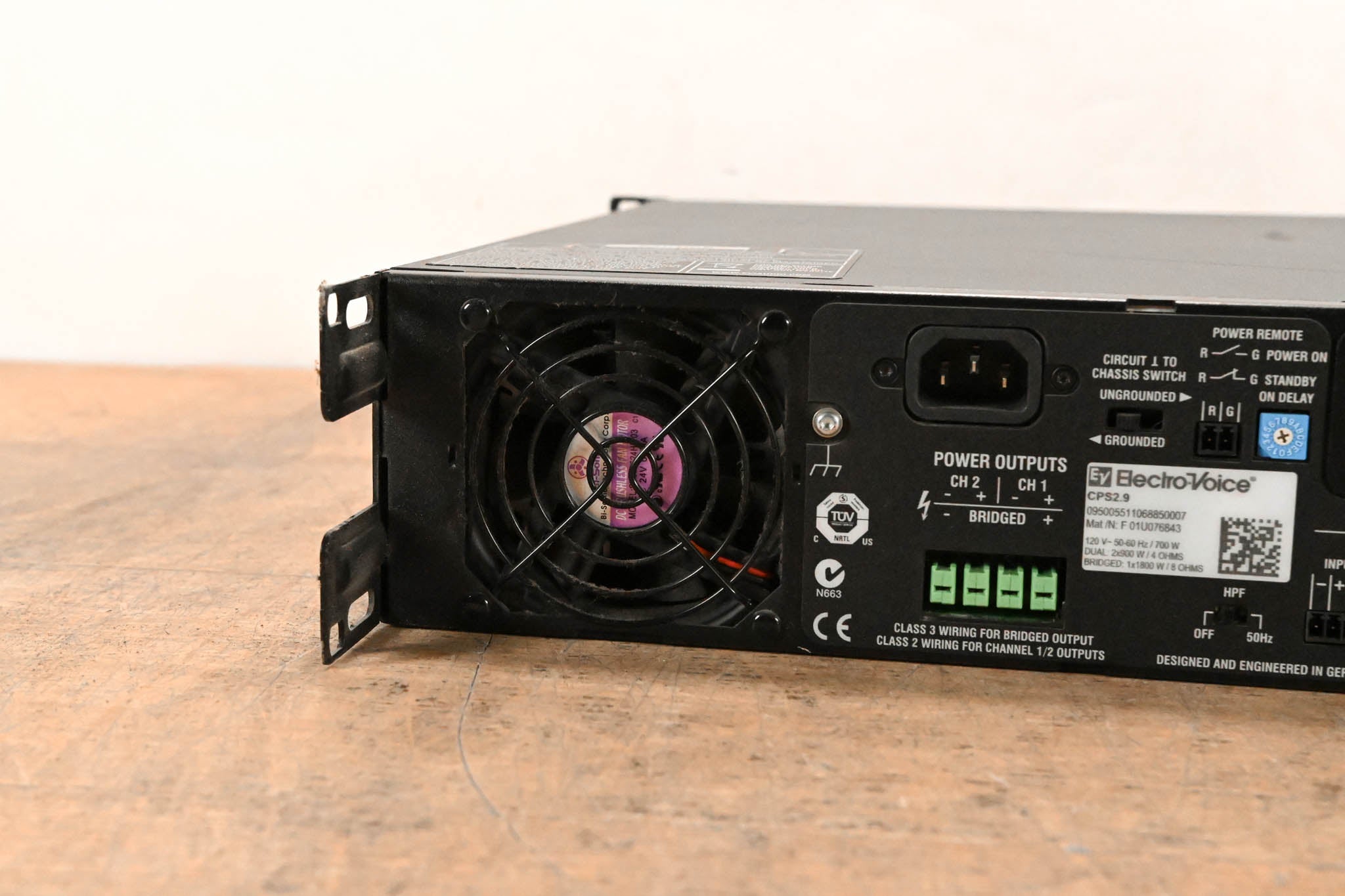 Electro-Voice (EV) CPS2.9 2-Channel Power Amplifier