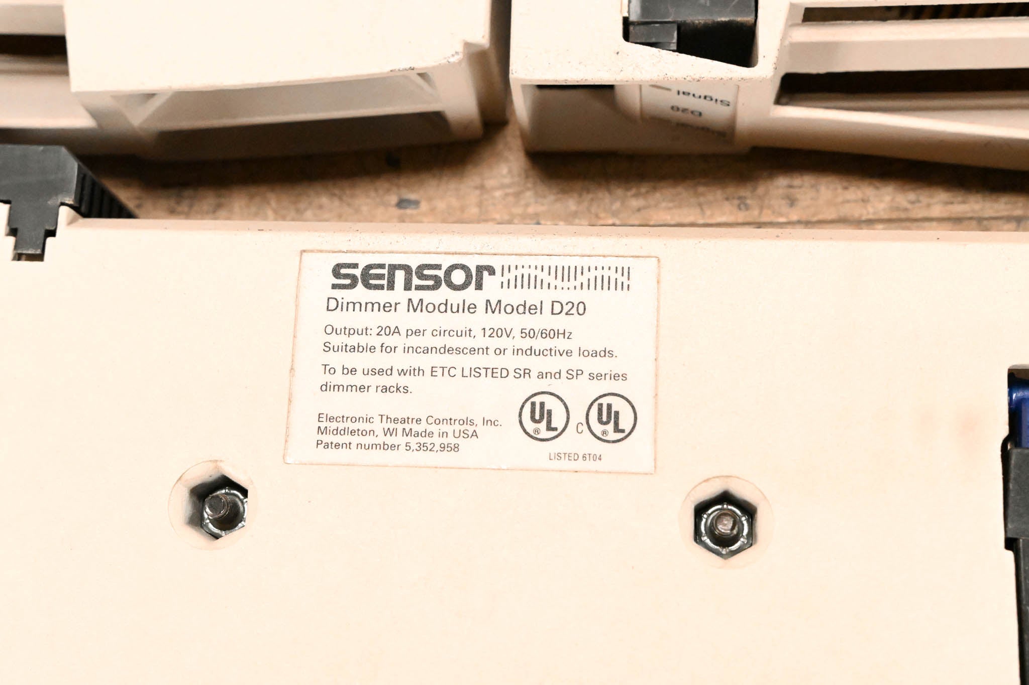 ETC D20 Dual 20A Dimmer Module (Pack of 3)