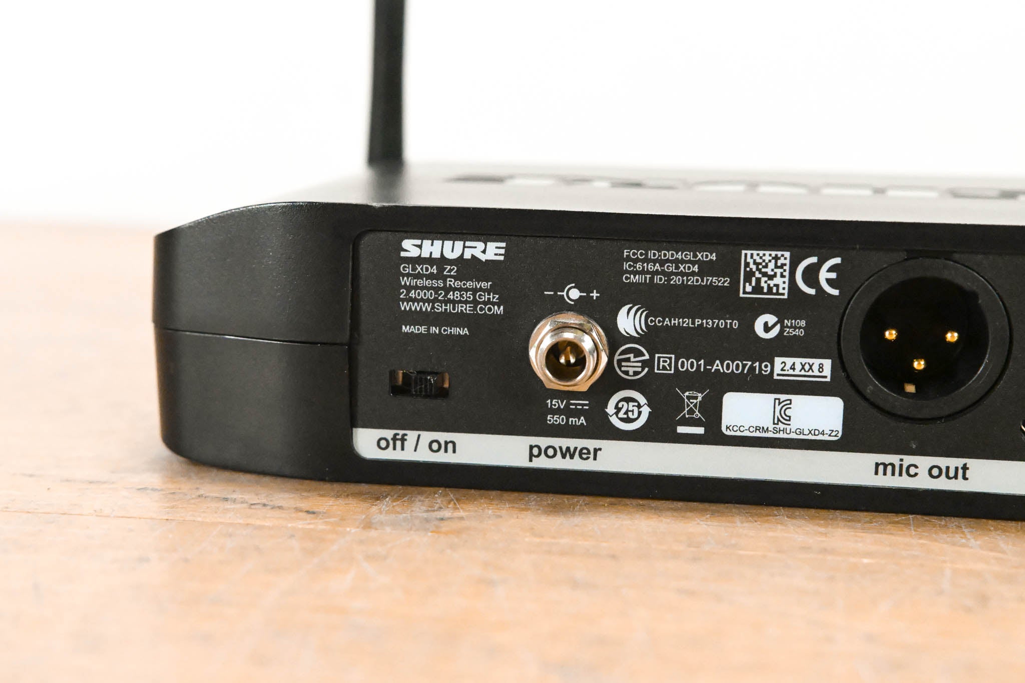 Shure GLXD14-Z2 Digital Wireless Guitar System (2.4 GHz) NO POWER SUPPLY