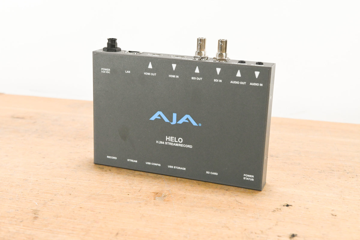 AJA HELO H.264 Streamer and Recorder (NO POWER SUPPLY)