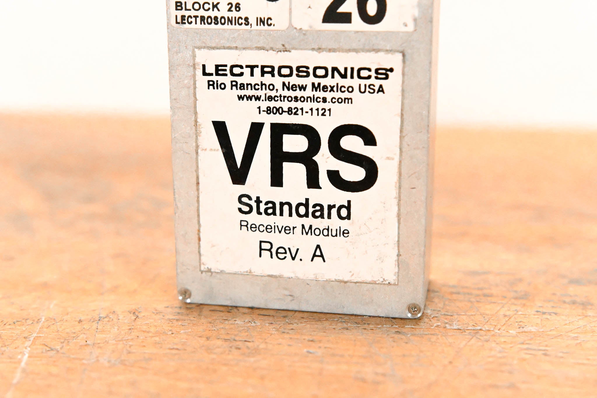 Lectrosonics VRS Standard Receiver Module for VRM Unit - Block 26