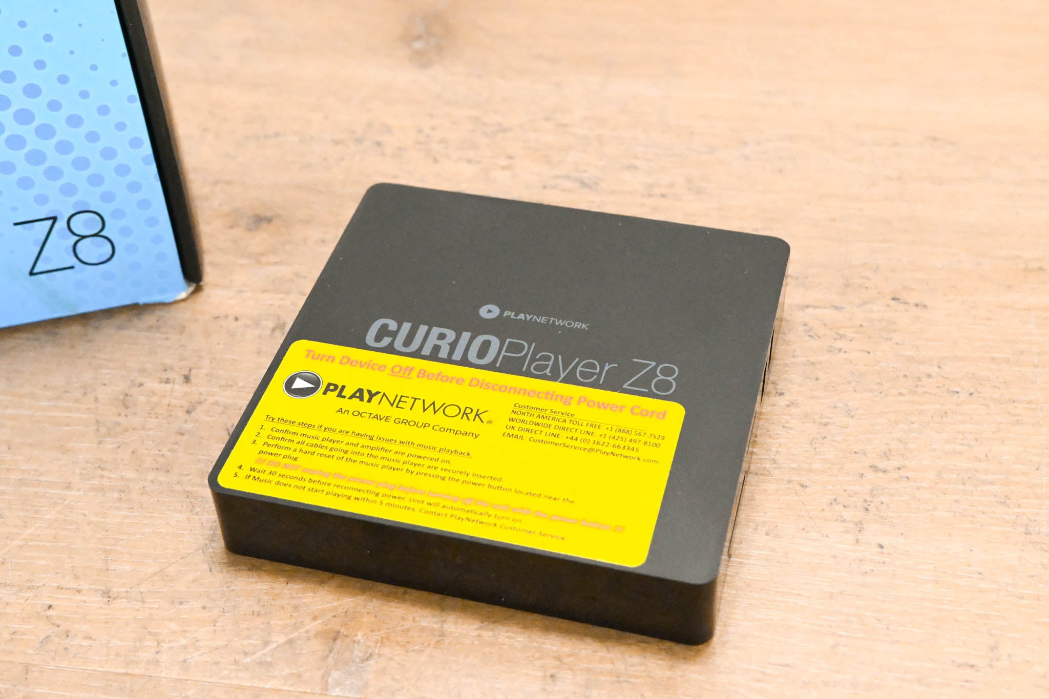 PlayNetwork CURIOPlayer Z8 Compact & Secure Music Player