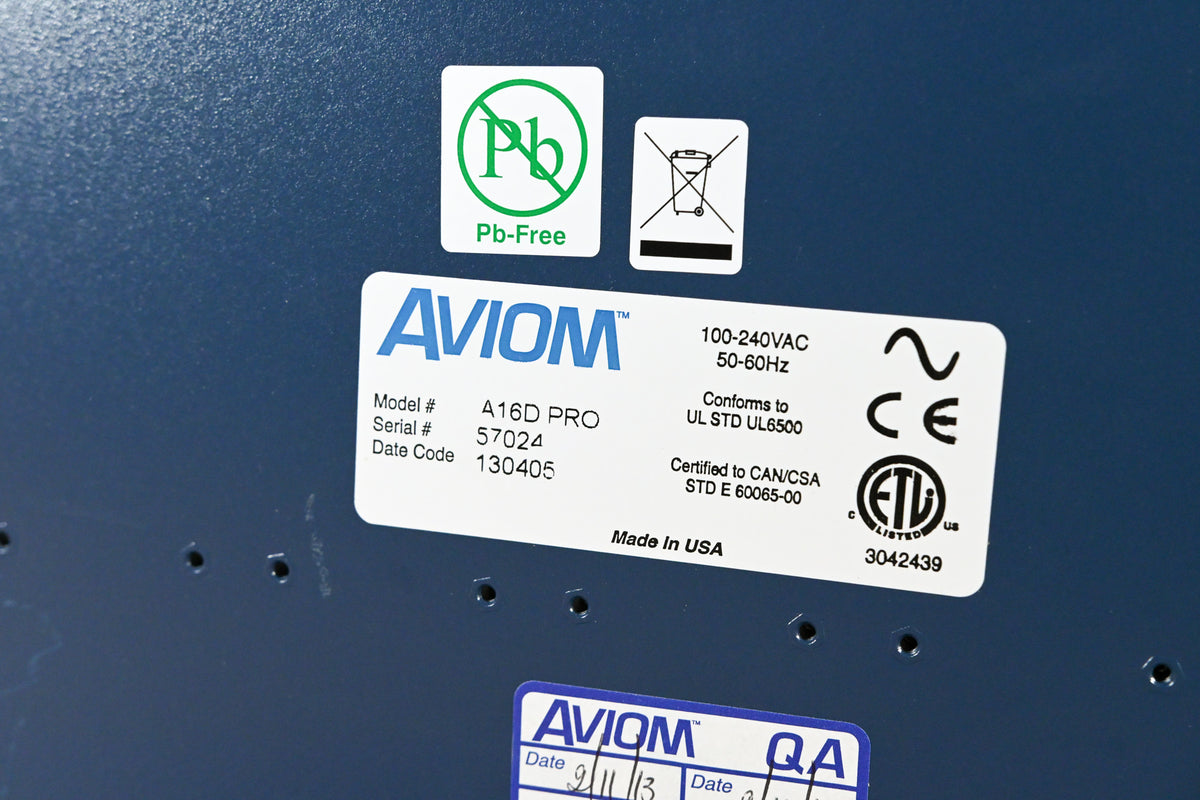 Aviom A-16D Pro A-Net Distributor