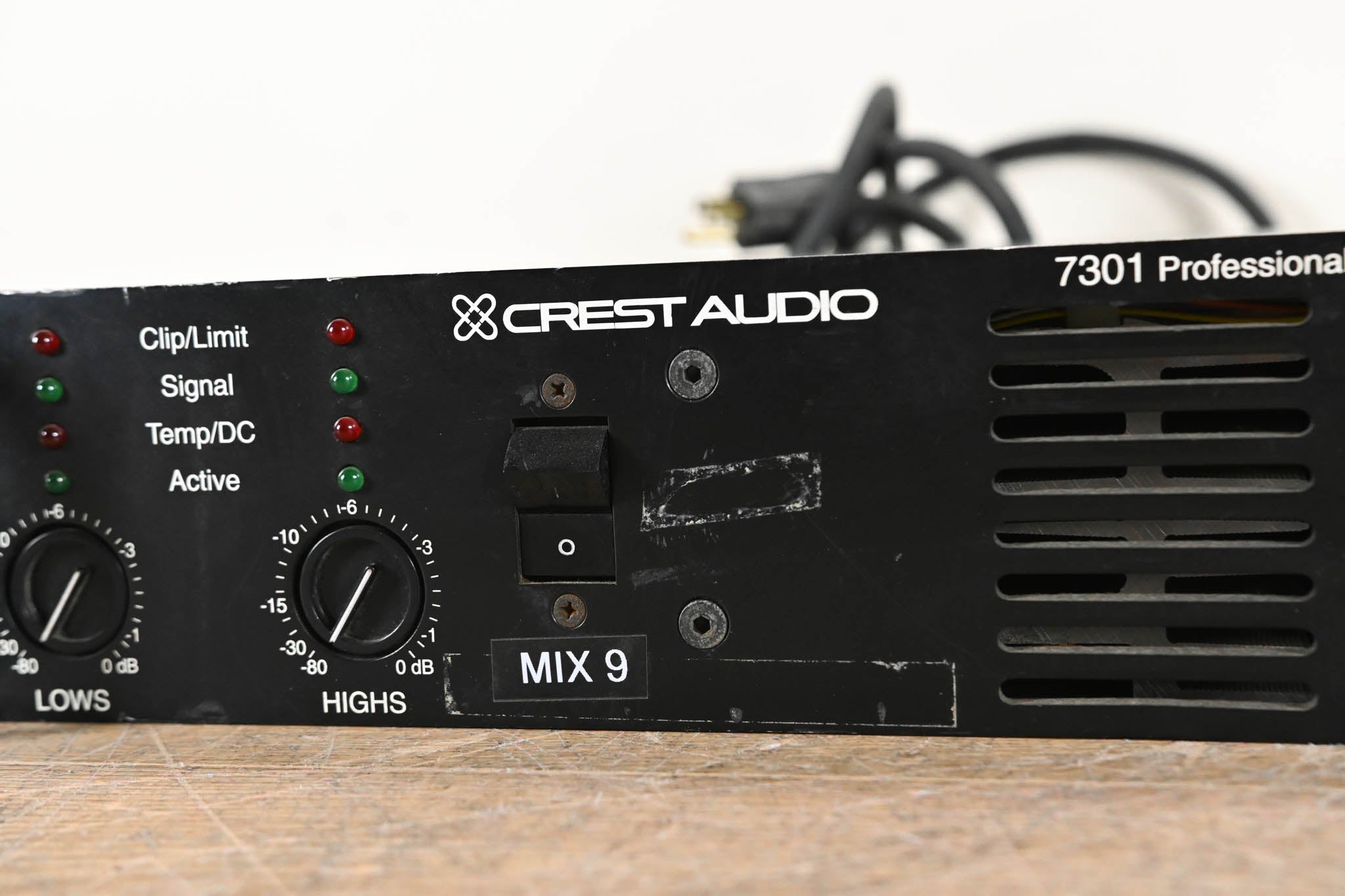 Crest Audio 7301 2-Channel Professional Monitor Amplifier