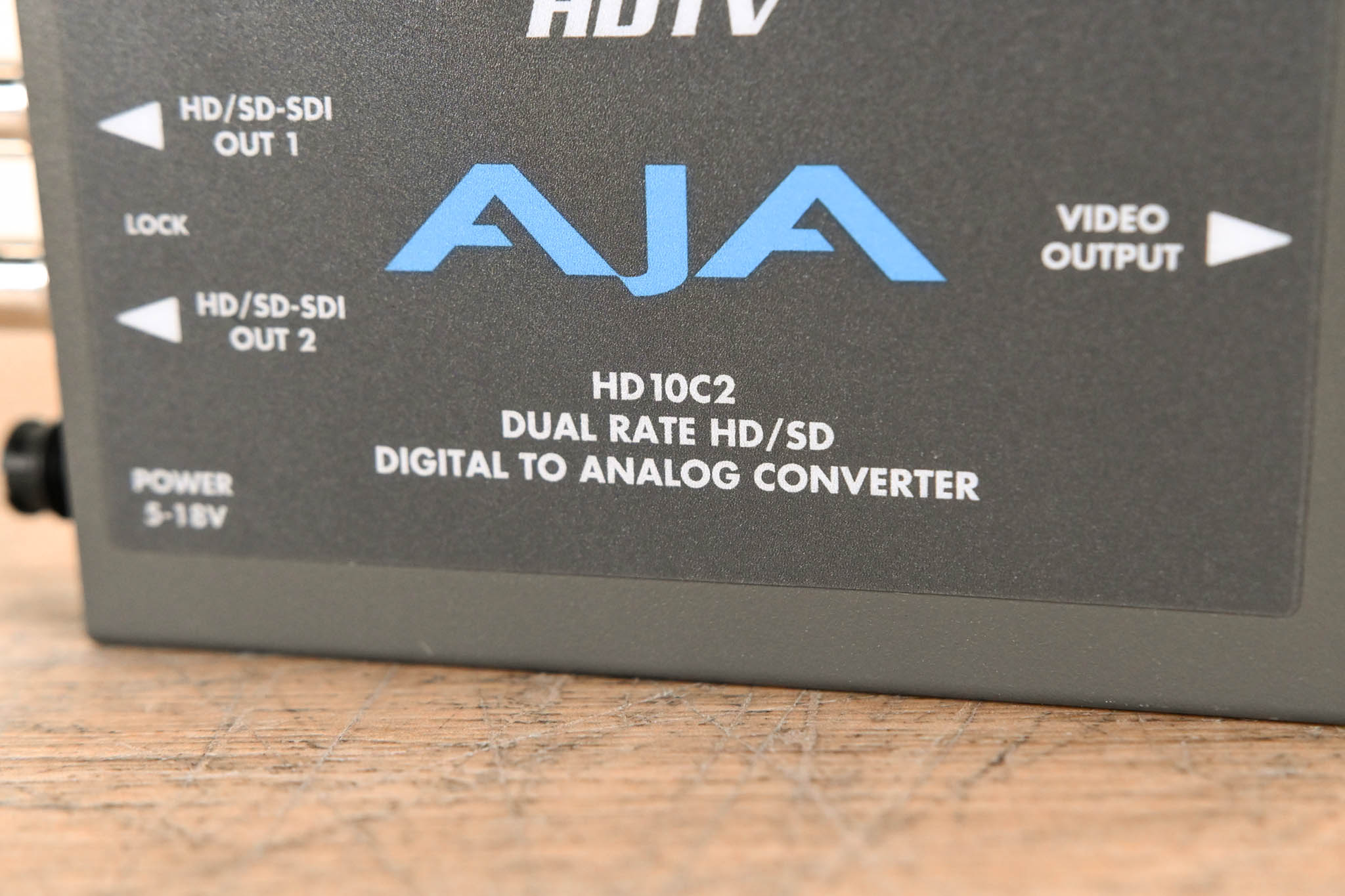 AJA HD10C2 Dual Rate HD/SD Digital to Analog Converter (NO POWER SUPPLY)