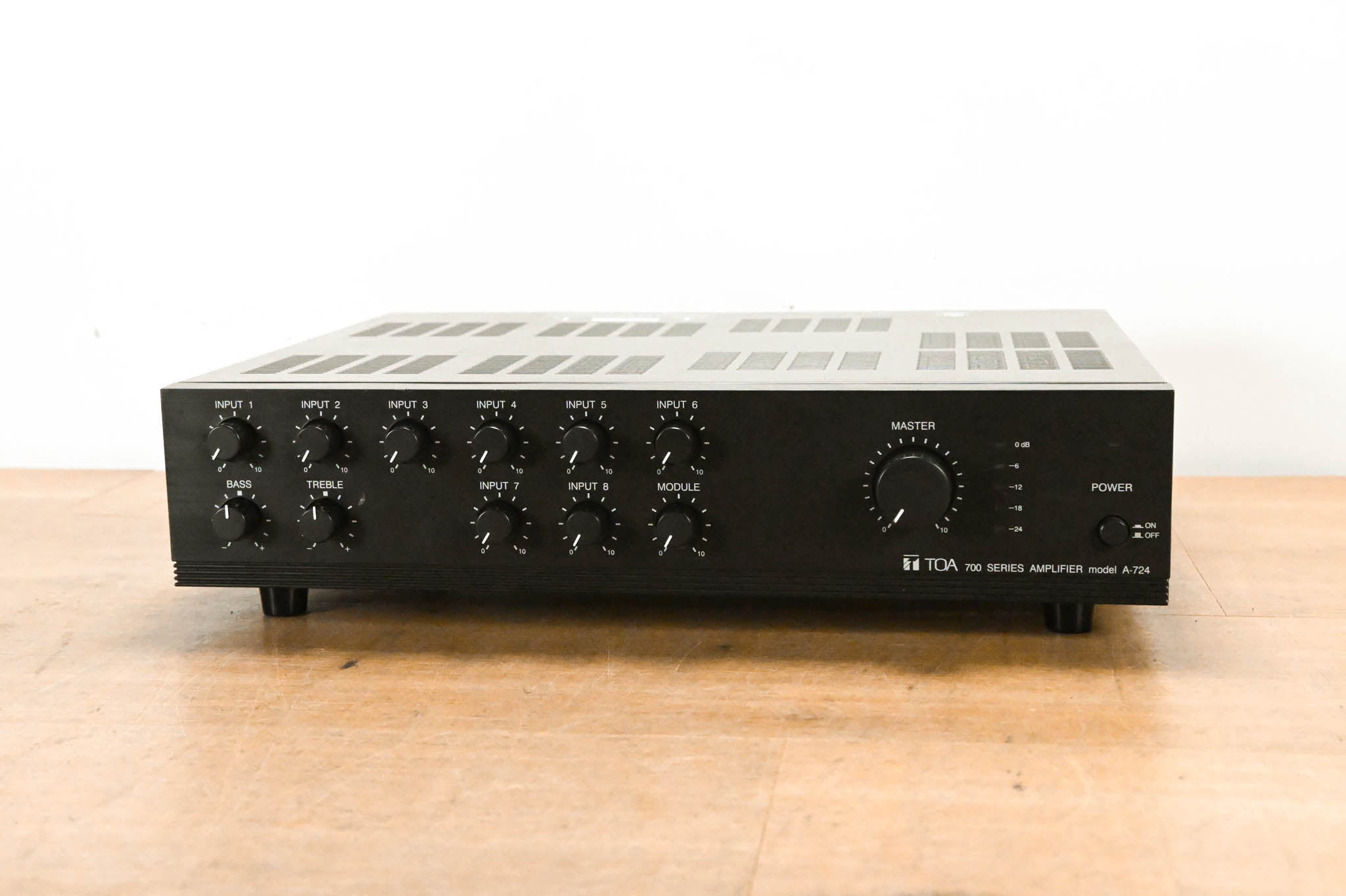 TOA A-724 240-Watt Rackmount Amplifier/Mixer