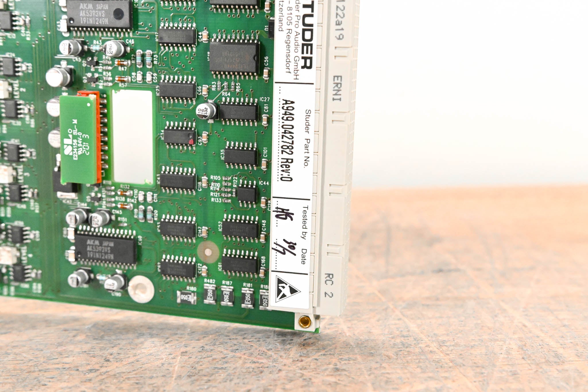 Studer Mic/Line In Card for D21m Modular I/O System