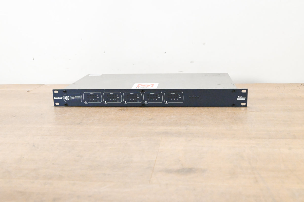 BSS London BLU-100 12x8 Signal Processor with BLU Link