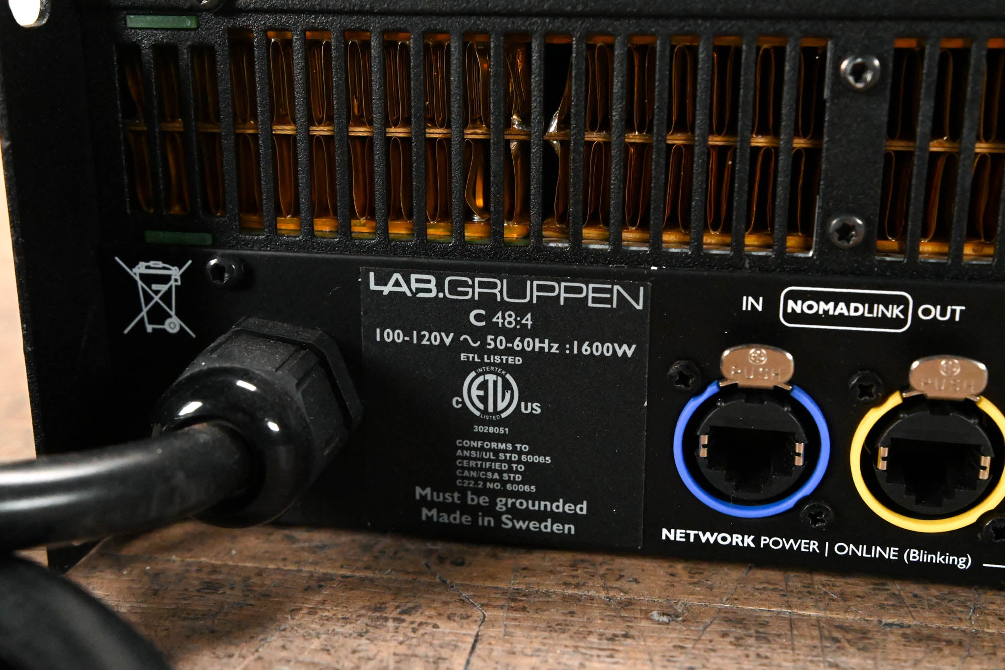 Lab Gruppen C 48:4 4800W 4-Channel Power Amplifier