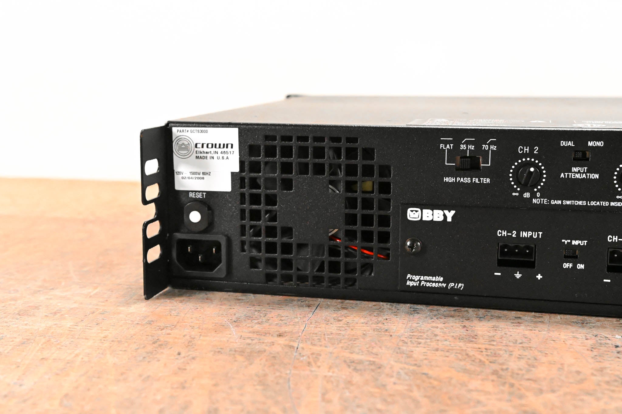 Crown CTs 3000 Two-Channel 1500W Power Amplifier